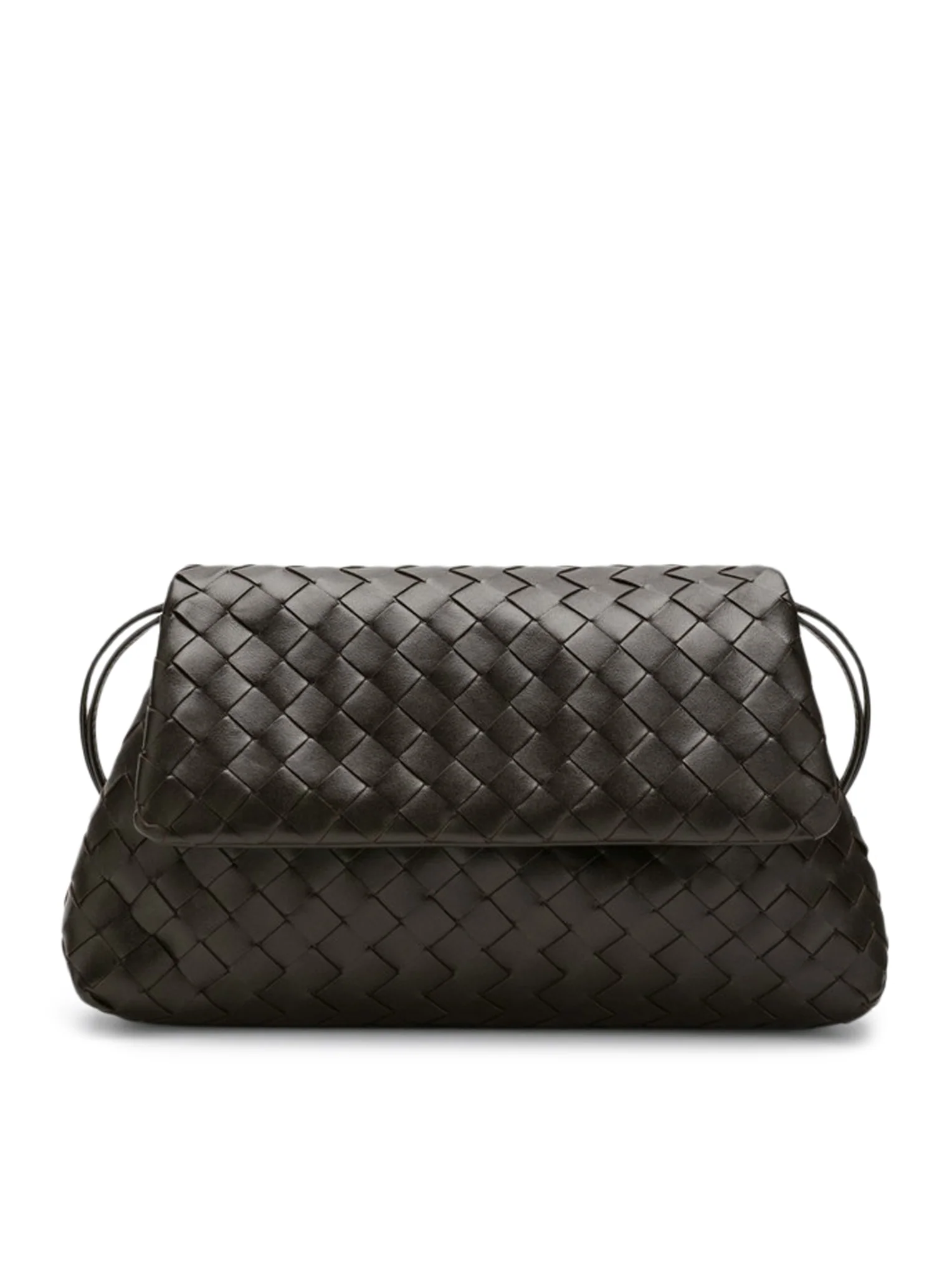 WOVEN LEATHER POUCH