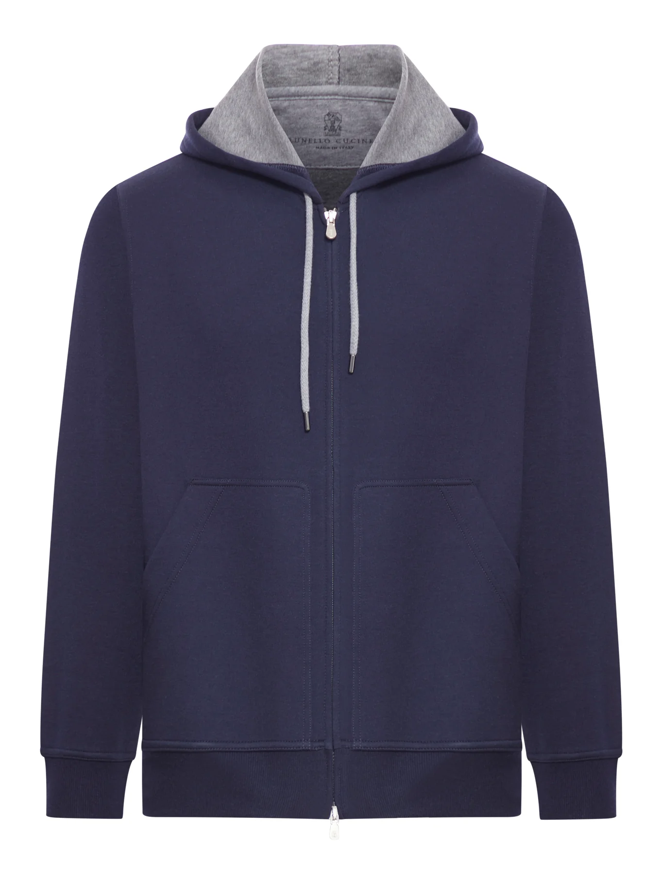 COTTON ZIP-UP HOODIE