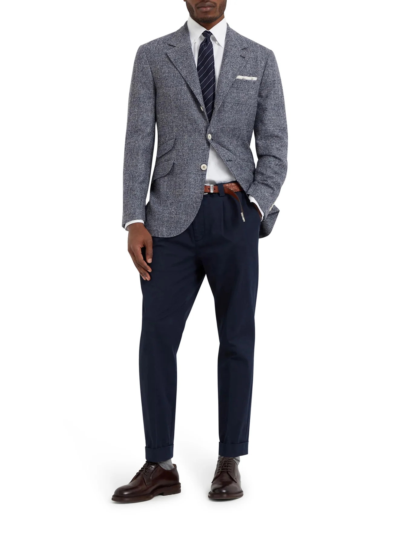COTTON BLEND CHINO PANTS - Image 2