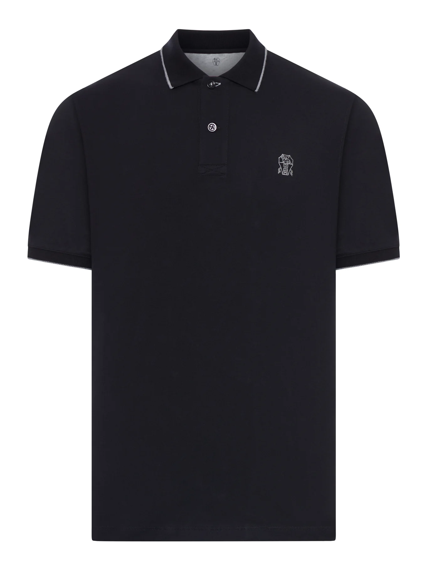 COTTON POLO SHIRT WITH EMBROIDERED LOGO