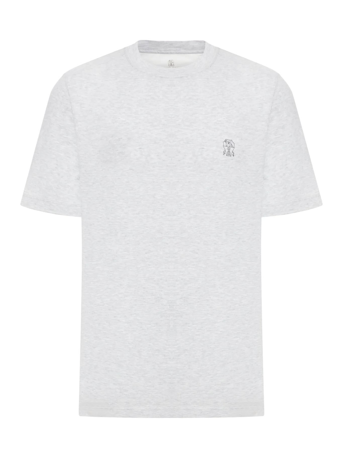 CREW NECK T-SHIRT IN COTTON JERSEY WITH LOGO