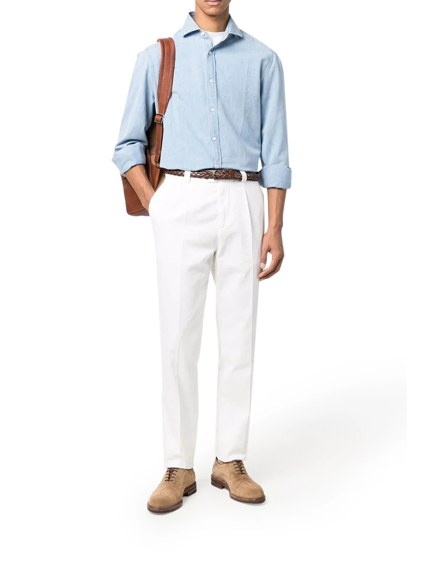 DYED TAILORED COTTON TROUSERS - Image 2