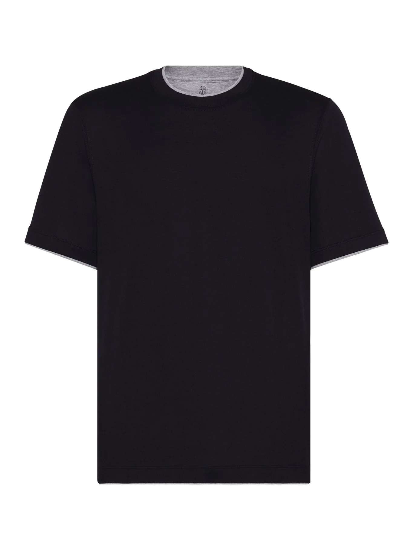JERSEY T-SHIRT WITH CONTRASTING PROFILES