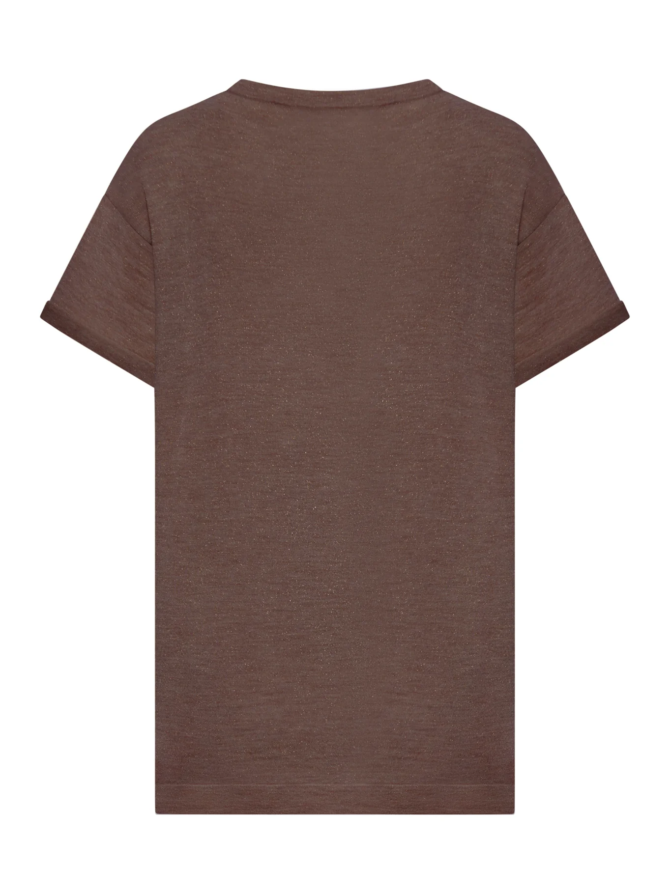 LIGHTWEIGHT CASHMERE AND SILK SWEATER WITH LUREX INSERTS - Image 2