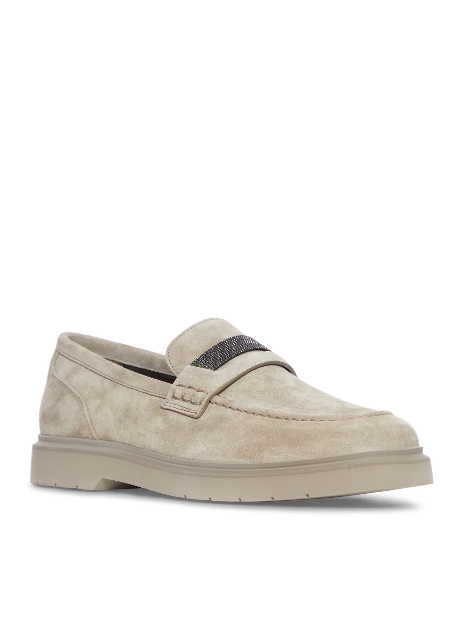 PENNY LOAFER IN SUEDE WITH MONILE - Image 2