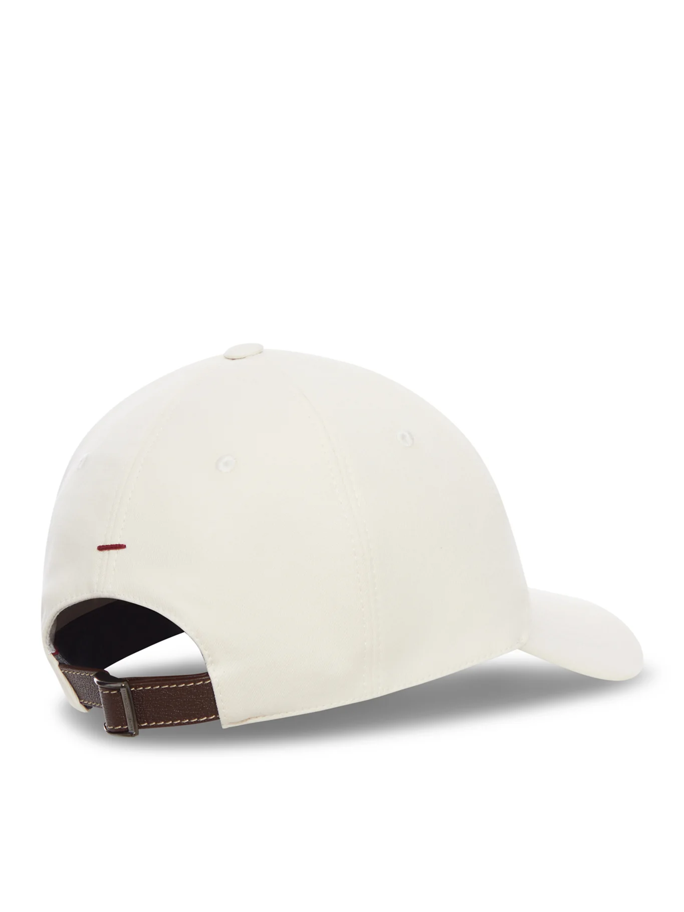 TWISTED COTTON GABARDINE BASEBALL CAP WITH EMBROIDERED LOGO - Image 3