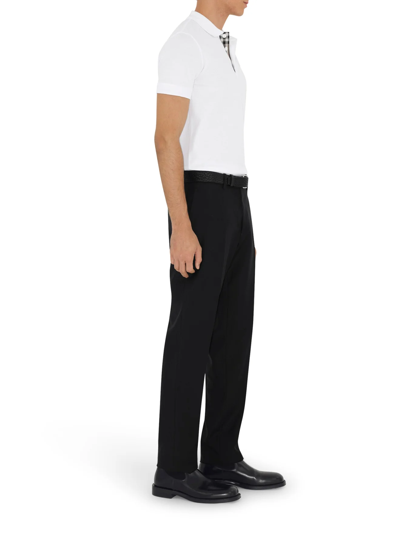 COTTON POLO SHIRT WITH EMBROIDERED EKD LOGO - Image 3