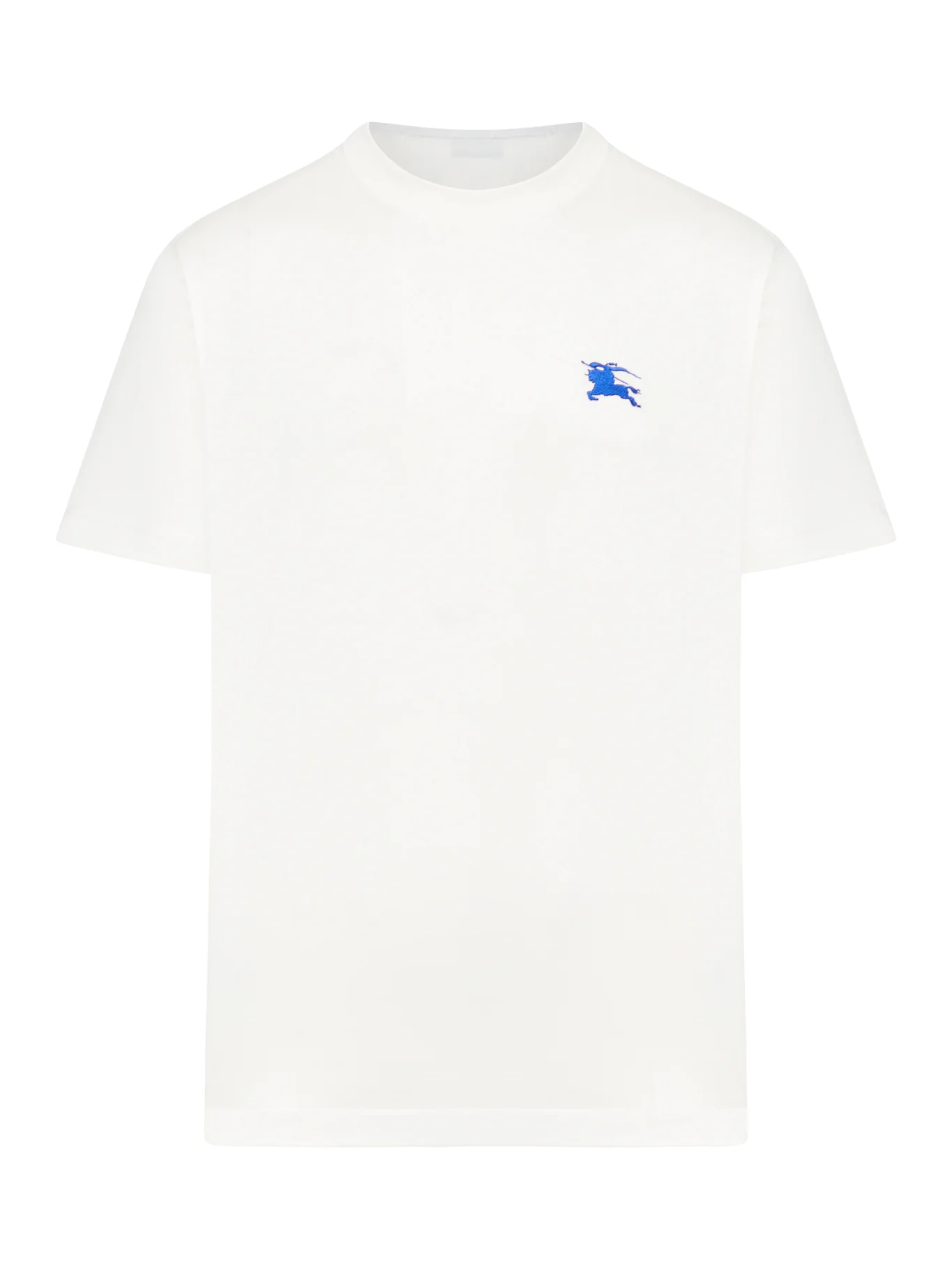 COTTON T-SHIRT WITH EMBROIDERED EKD LOGO IN CONTRAST