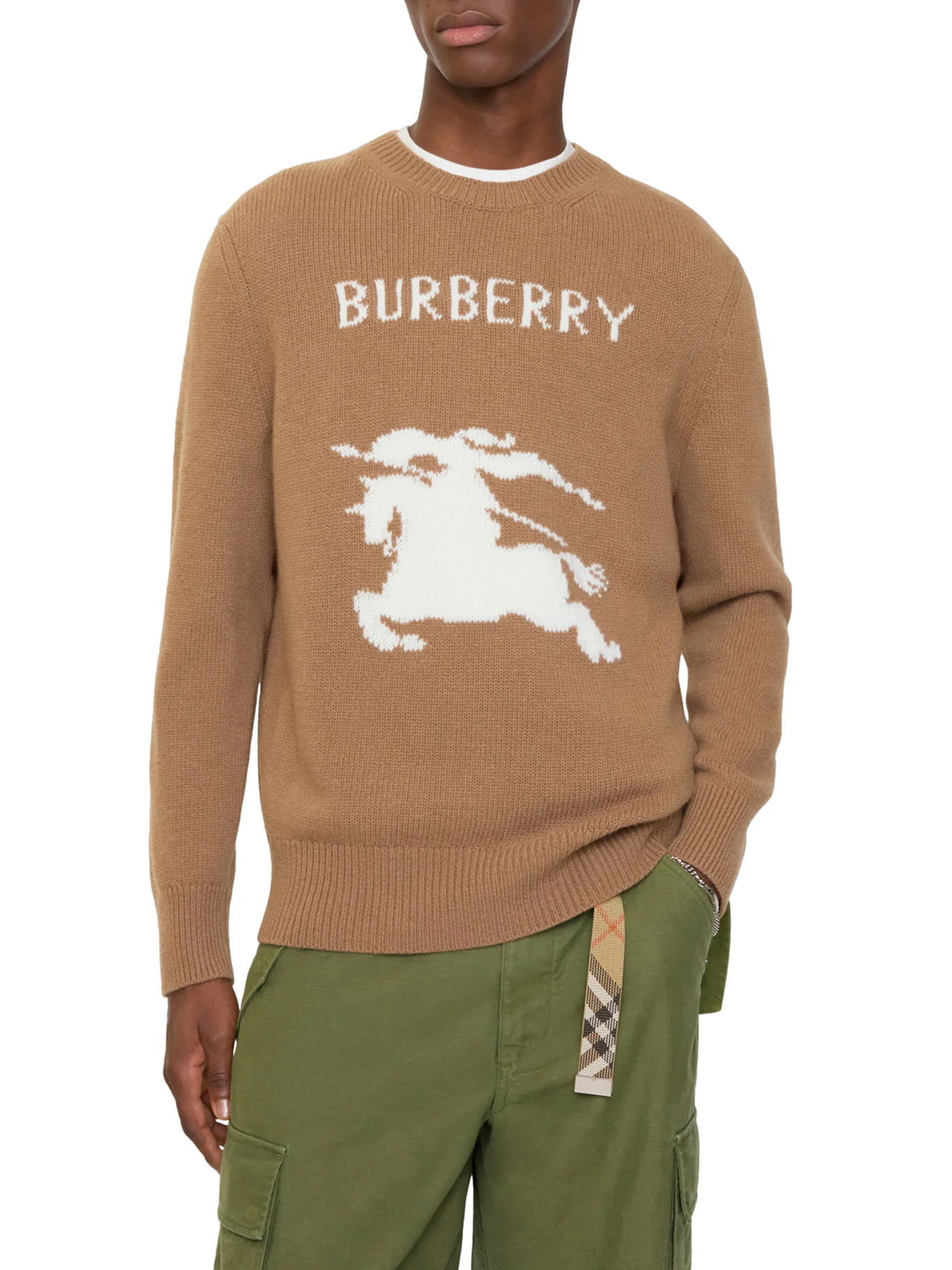 WOOL AND CASHMERE PULLOVER WITH EKD - Image 2