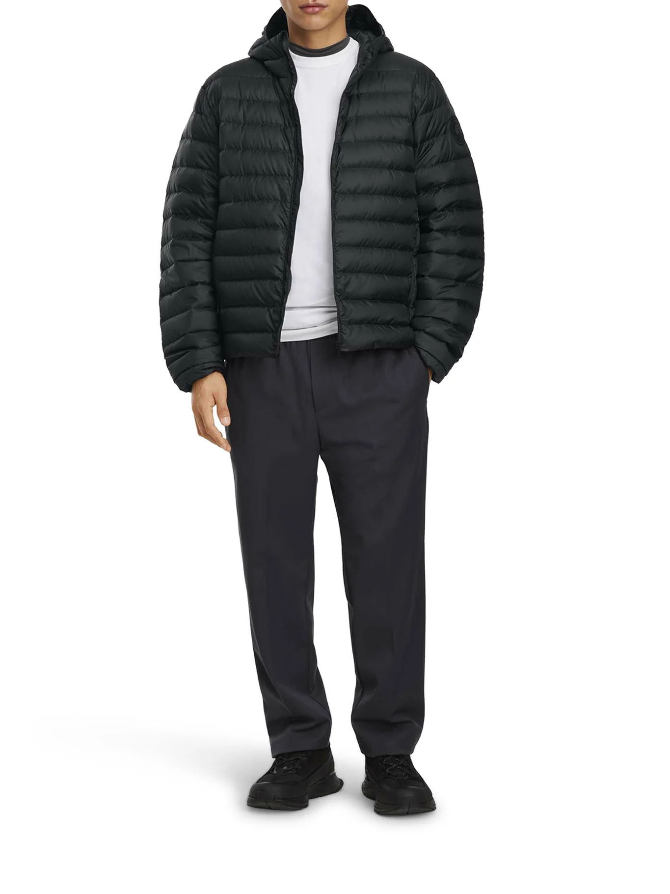 STRATUS TONAL LABEL HOODED JACKET - Image 2
