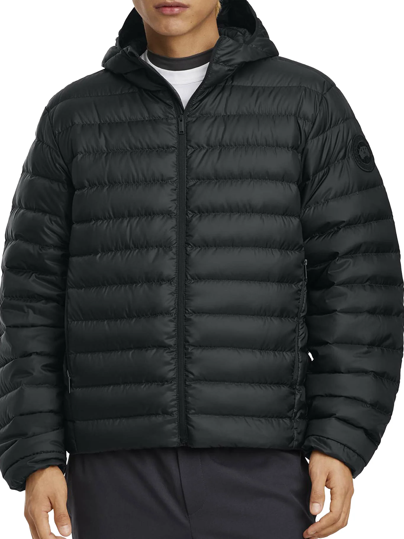 STRATUS TONAL LABEL HOODED JACKET - Image 3