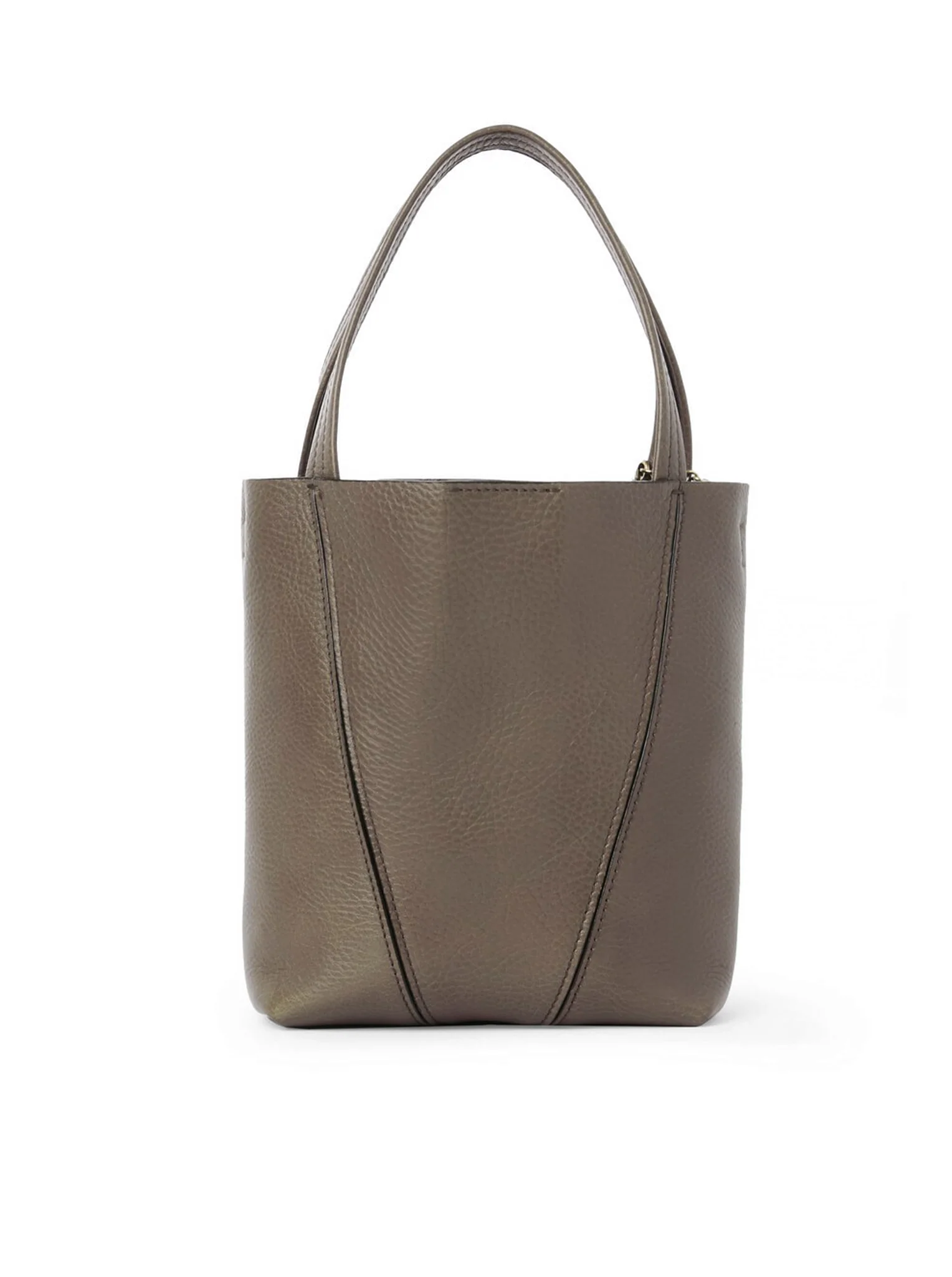 CHLOÉ SPIN SMALL TOTE BAG IN GRAINY LEATHER - Image 5