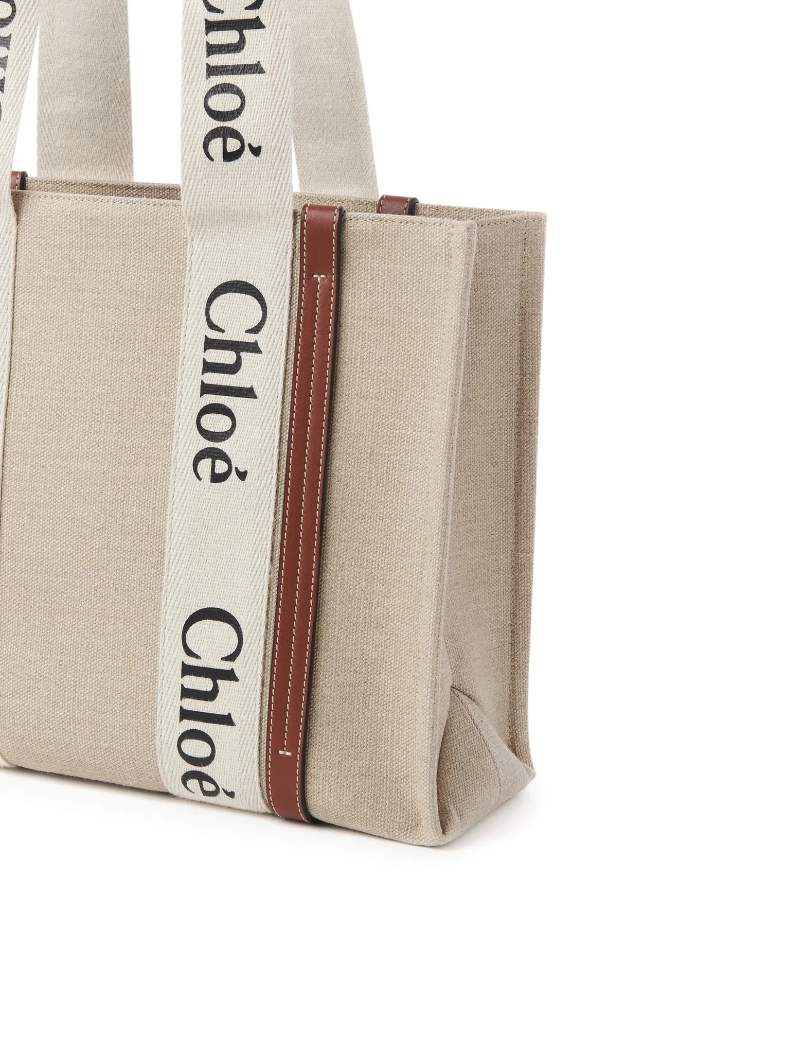 WOODY LINEN TOTE BAG - Image 4