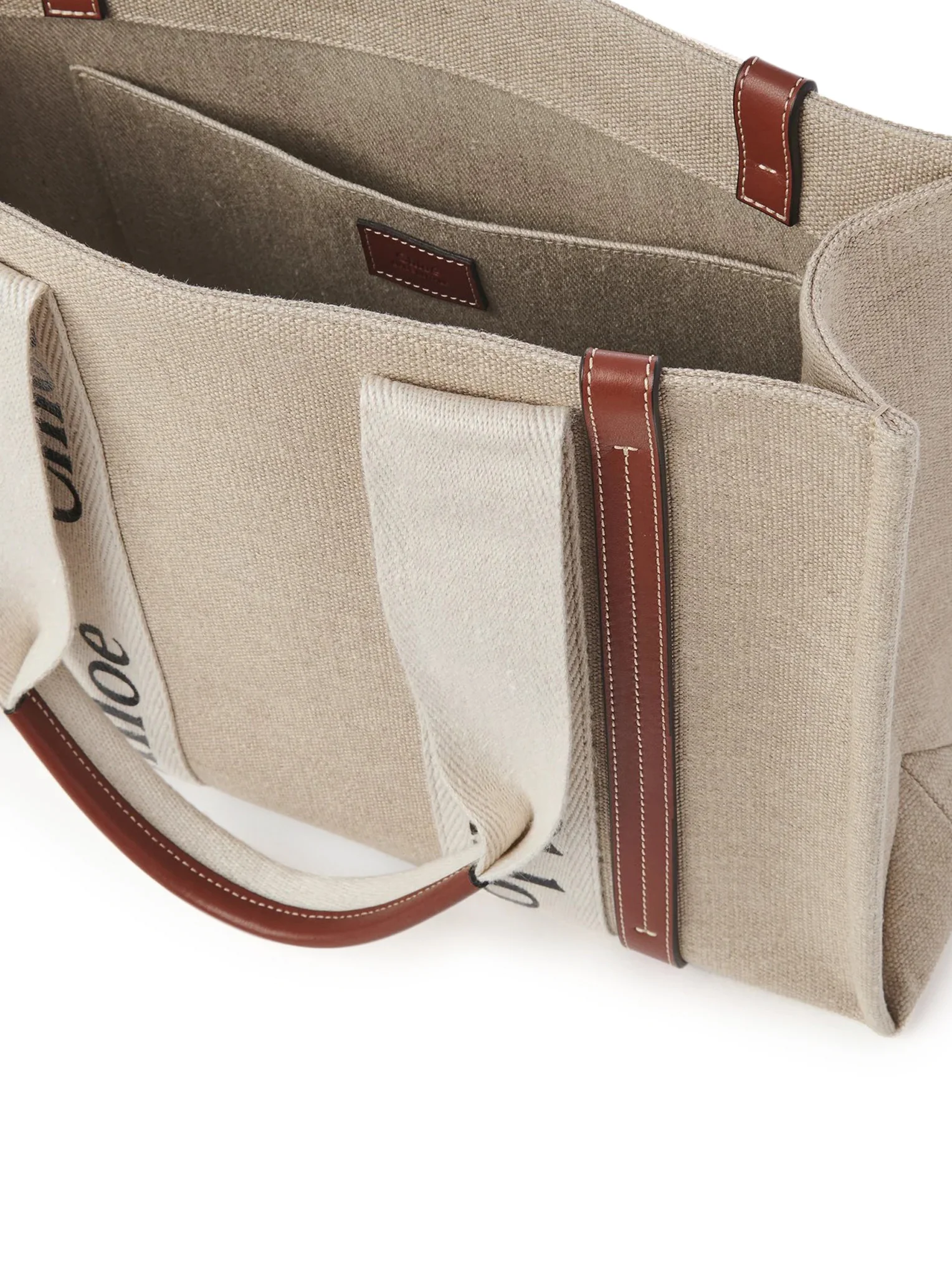 WOODY LINEN TOTE BAG - Image 6
