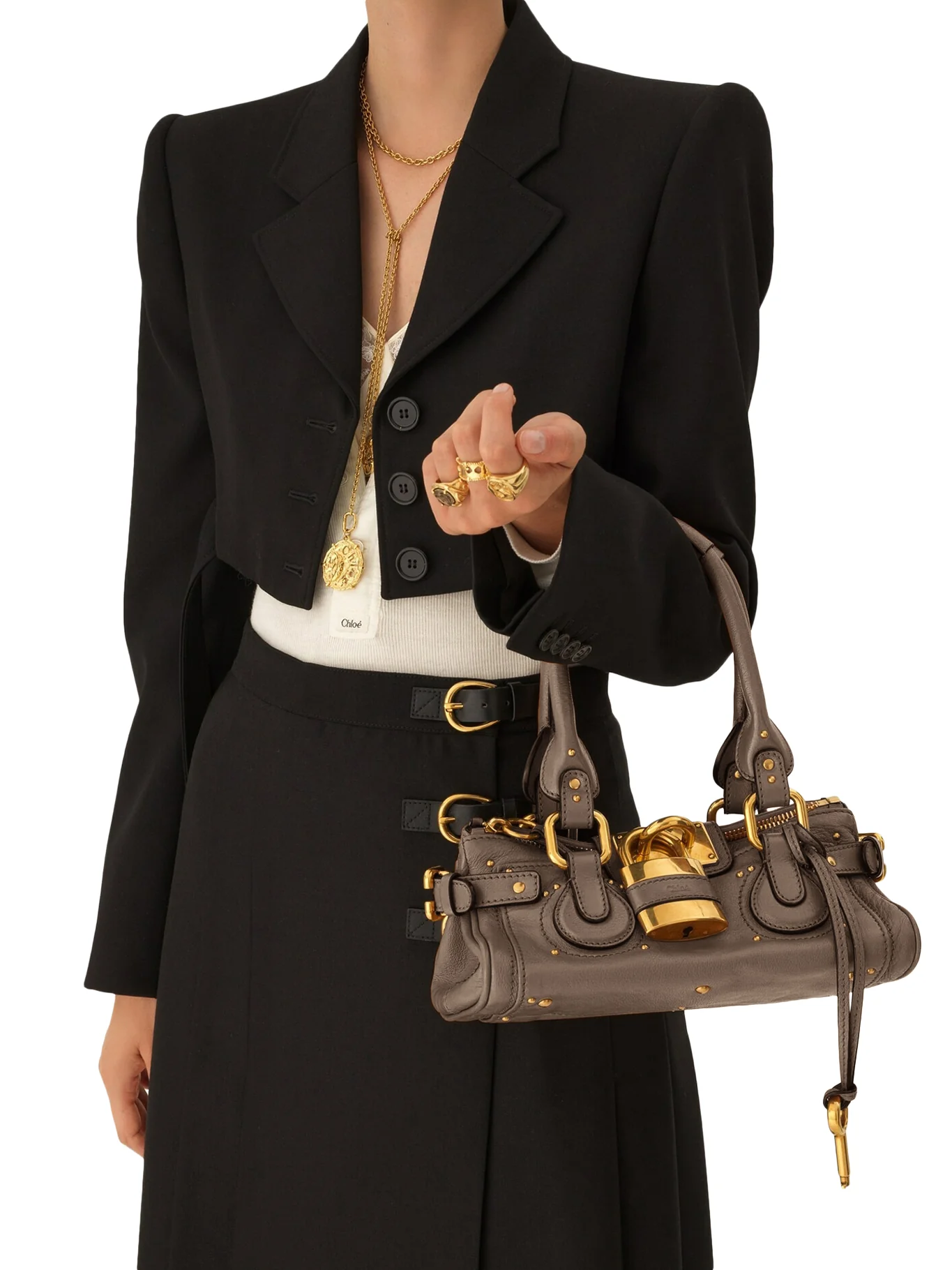 SMALL PADDINGTON BAG IN GRAINY LEATHER - Image 3