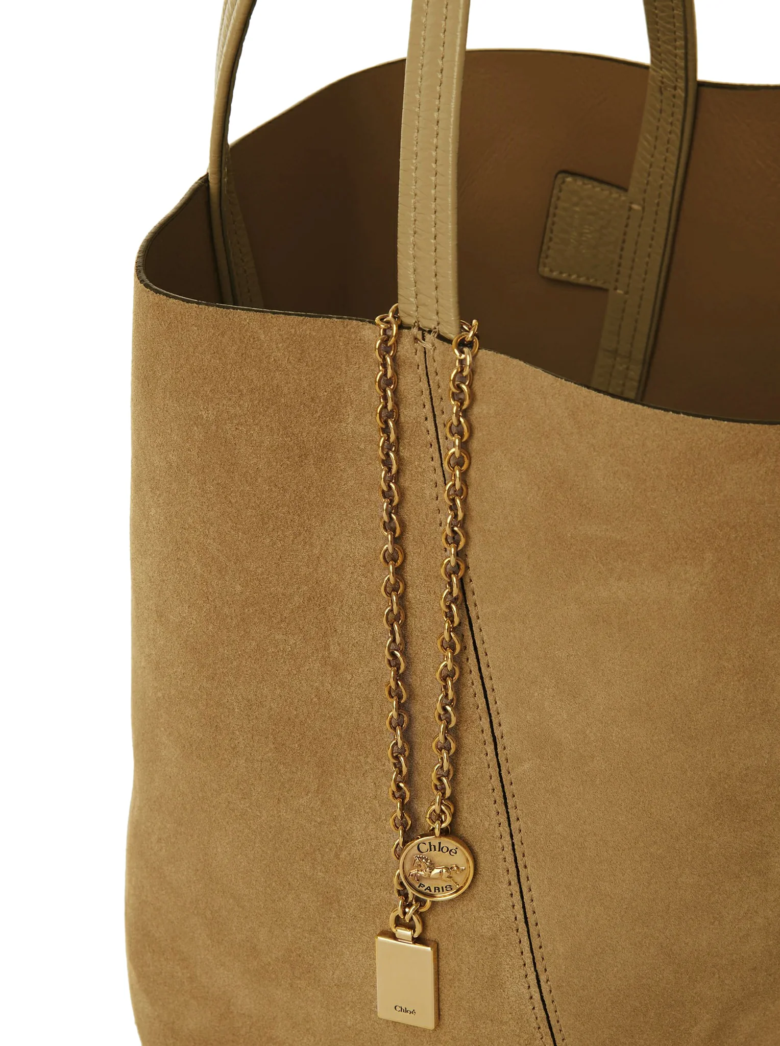 SPIN SUEDE TOTE BAG - Image 7