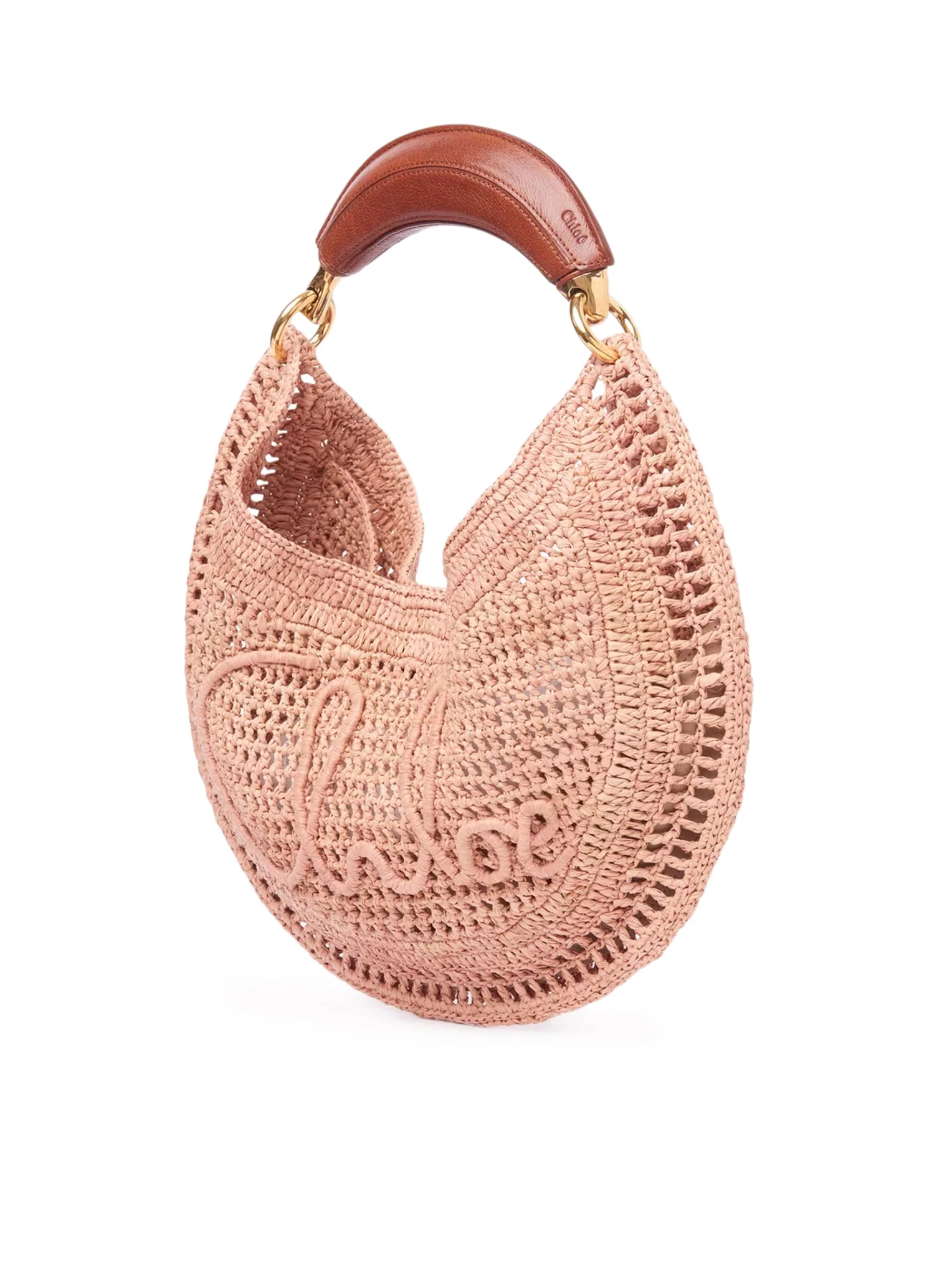 SUMMER BANANA RAFFIA HOBO BAG - Image 4