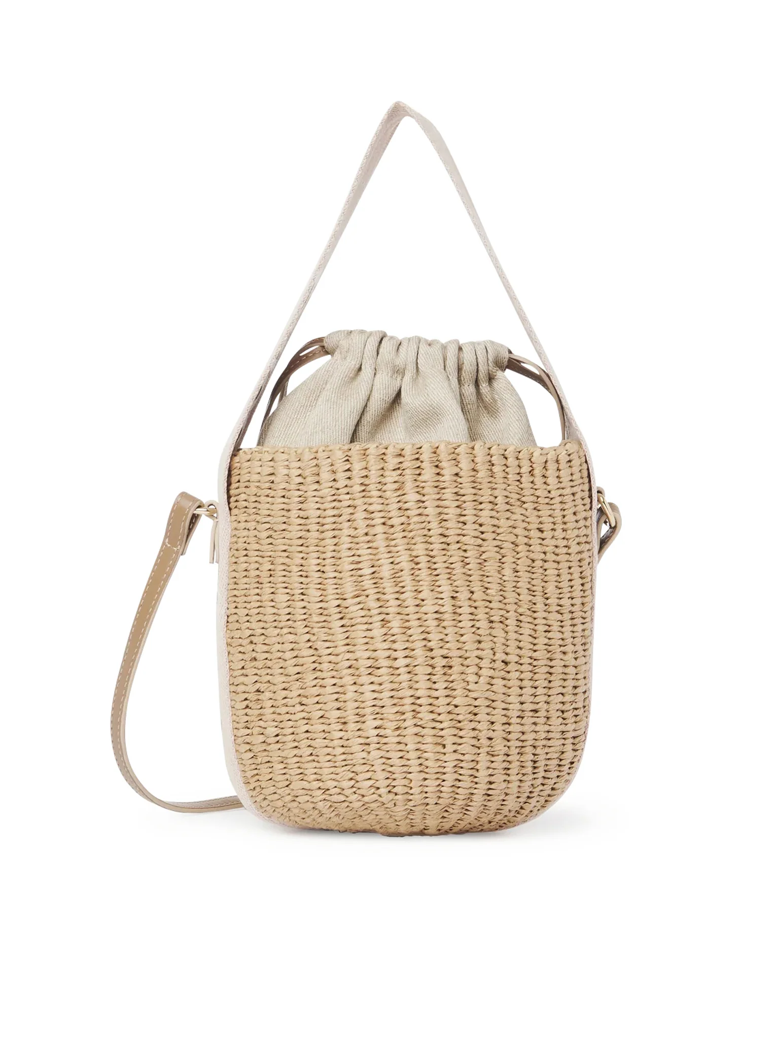 WOODY SMALL BASKET BAG IN NATURAL FIBRES - Image 5