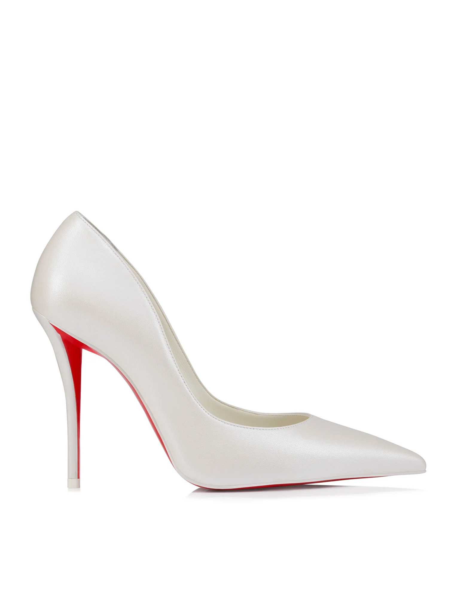 MISS Z 100MM PUMPS IN PEARLESCENT LEATHER