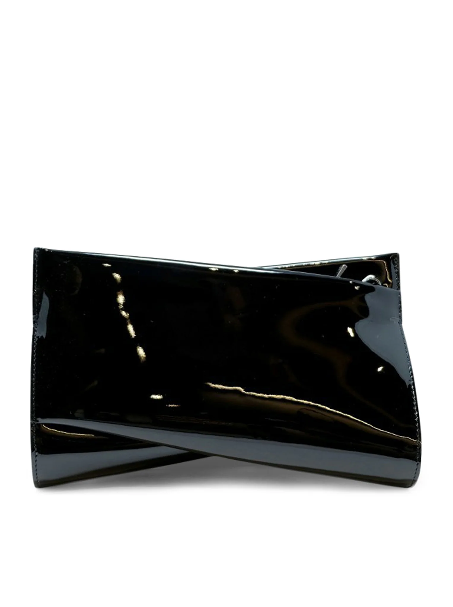 PATENT LOUBITWIST CLUTCH BAG - Image 3