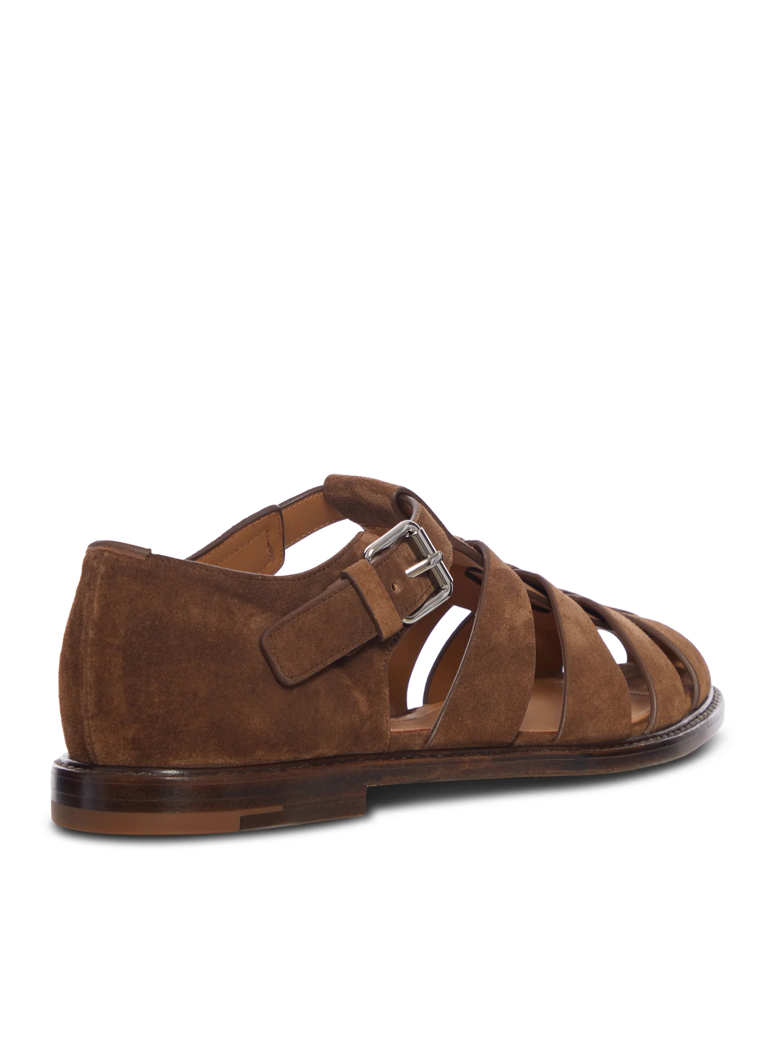 SUEDE SANDAL WITH CAGE DESIGN - Image 3