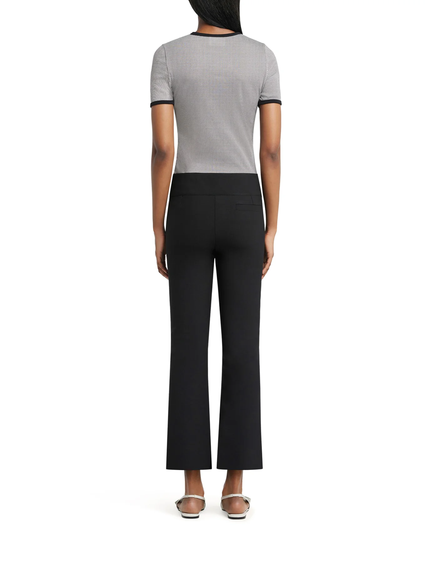 HOUNDSTOOTH CONTRAST T-SHIRT - Image 3