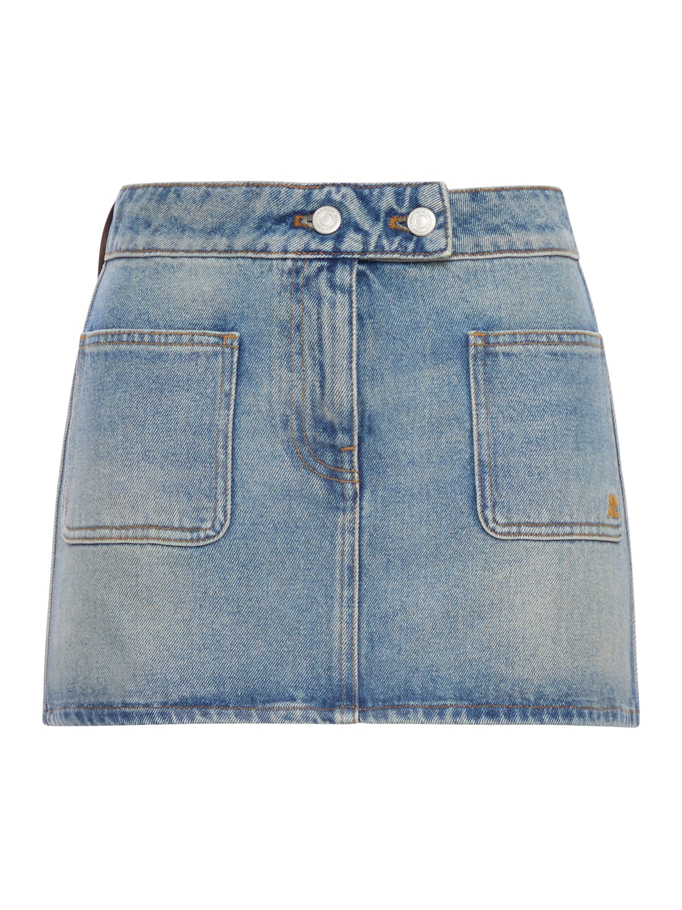 MINI-JUPE EN JEAN SIGNATURE
