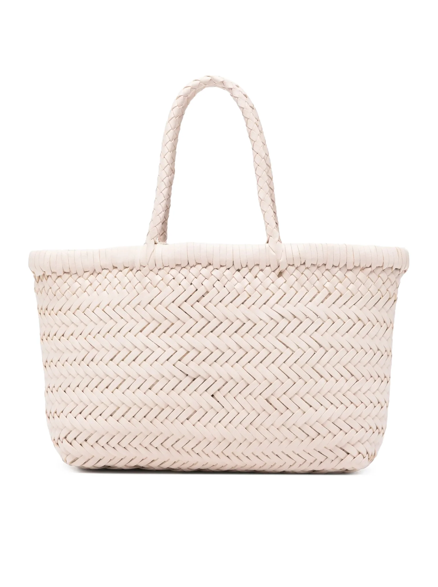MINI FLAT GORA HANDBAG IN SAND LEATHER