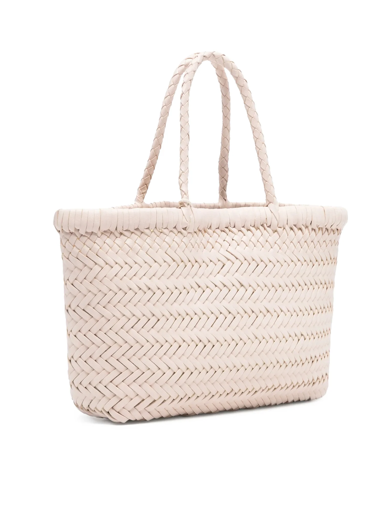 MINI FLAT GORA HANDBAG IN SAND LEATHER - Image 3