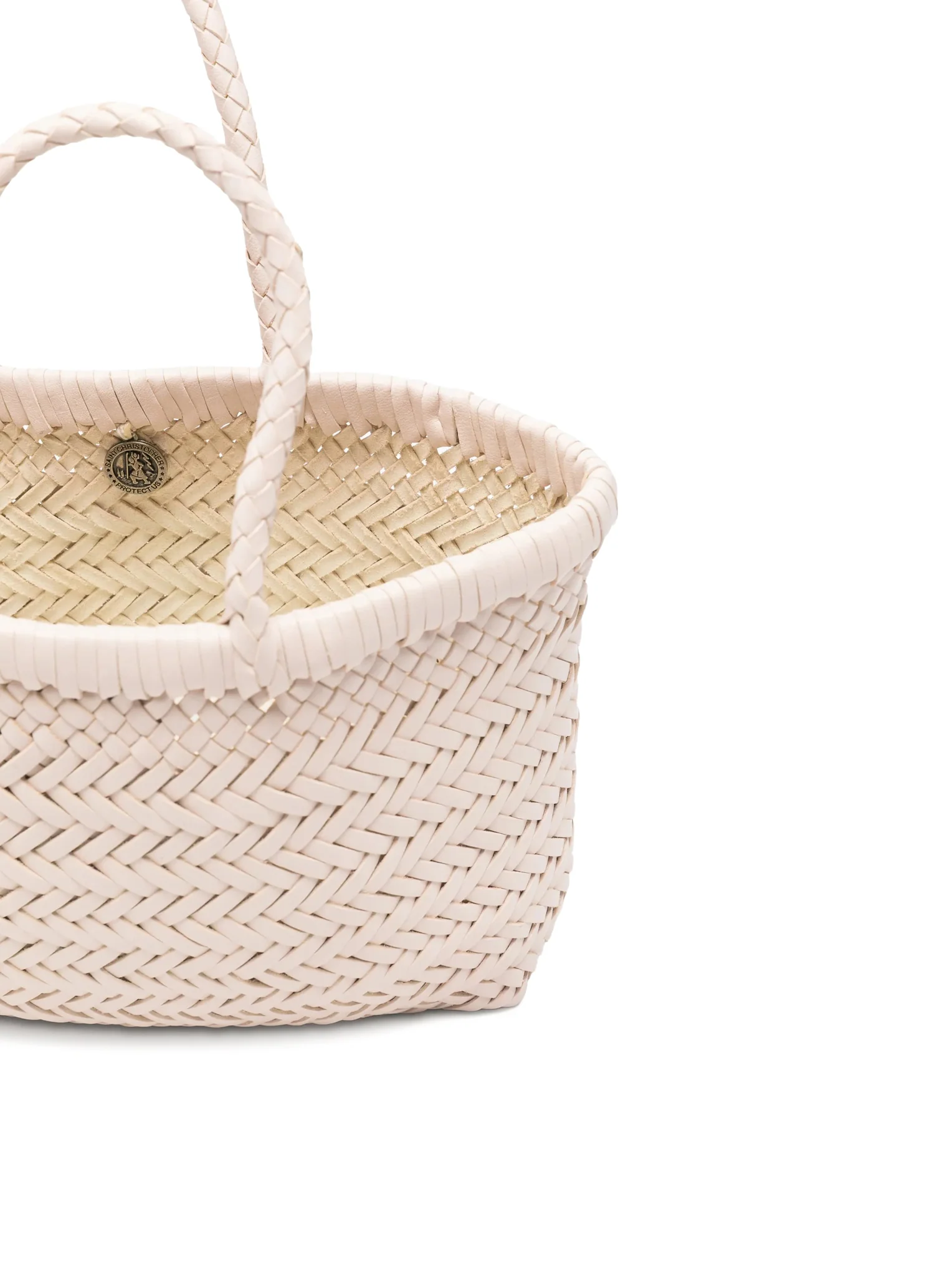 MINI FLAT GORA HANDBAG IN SAND LEATHER - Image 5