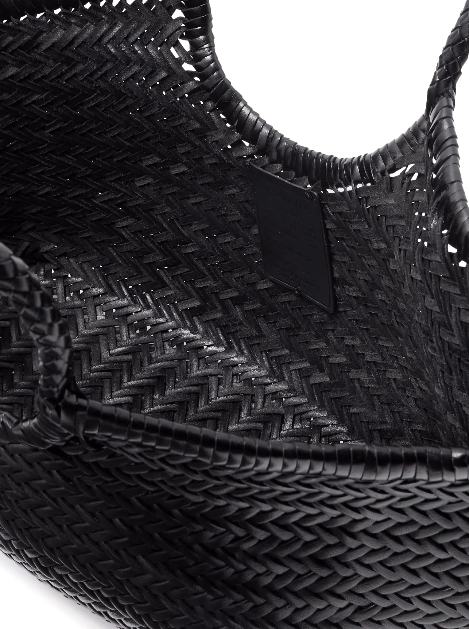 NANTUCKET BIG TOTE BAG IN WOVEN LEATHER - Image 4