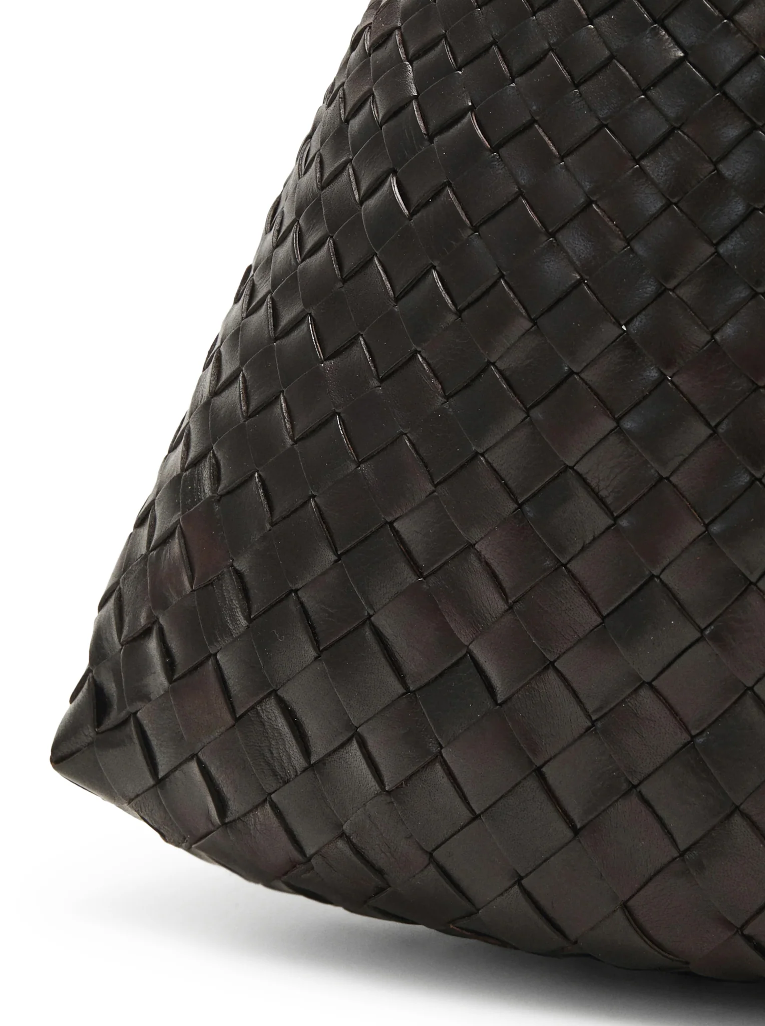 SANTA CROCE BIG WOVEN LEATHER BAG - Image 6