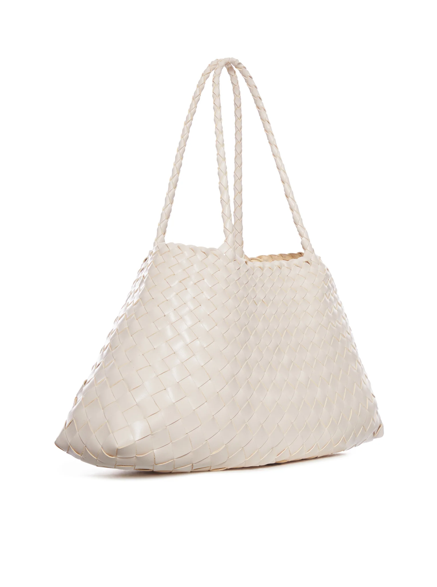 SANTA CROCE BIG WOVEN LEATHER BAG - Image 2