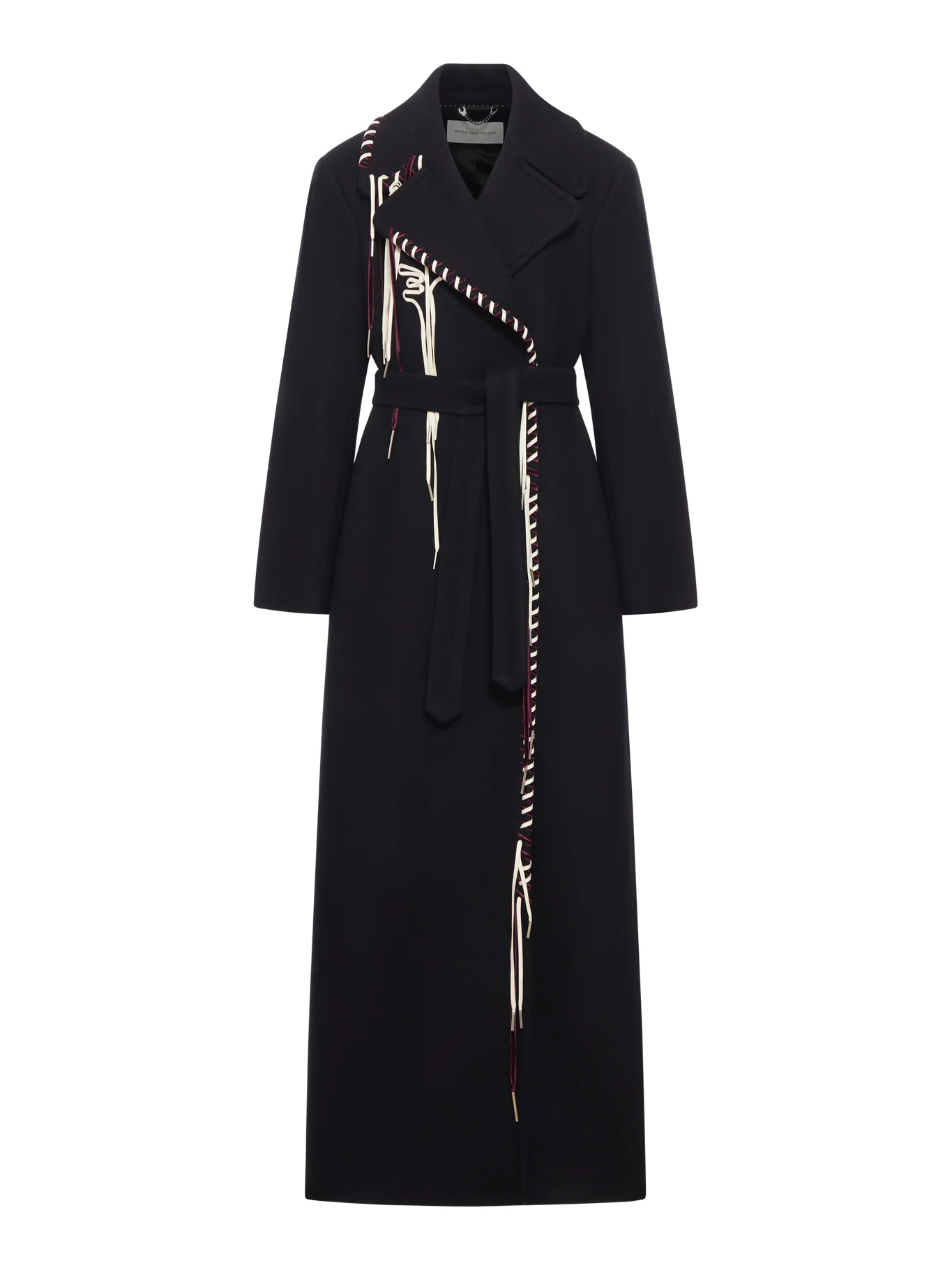 DECORATED WOOL COAT
