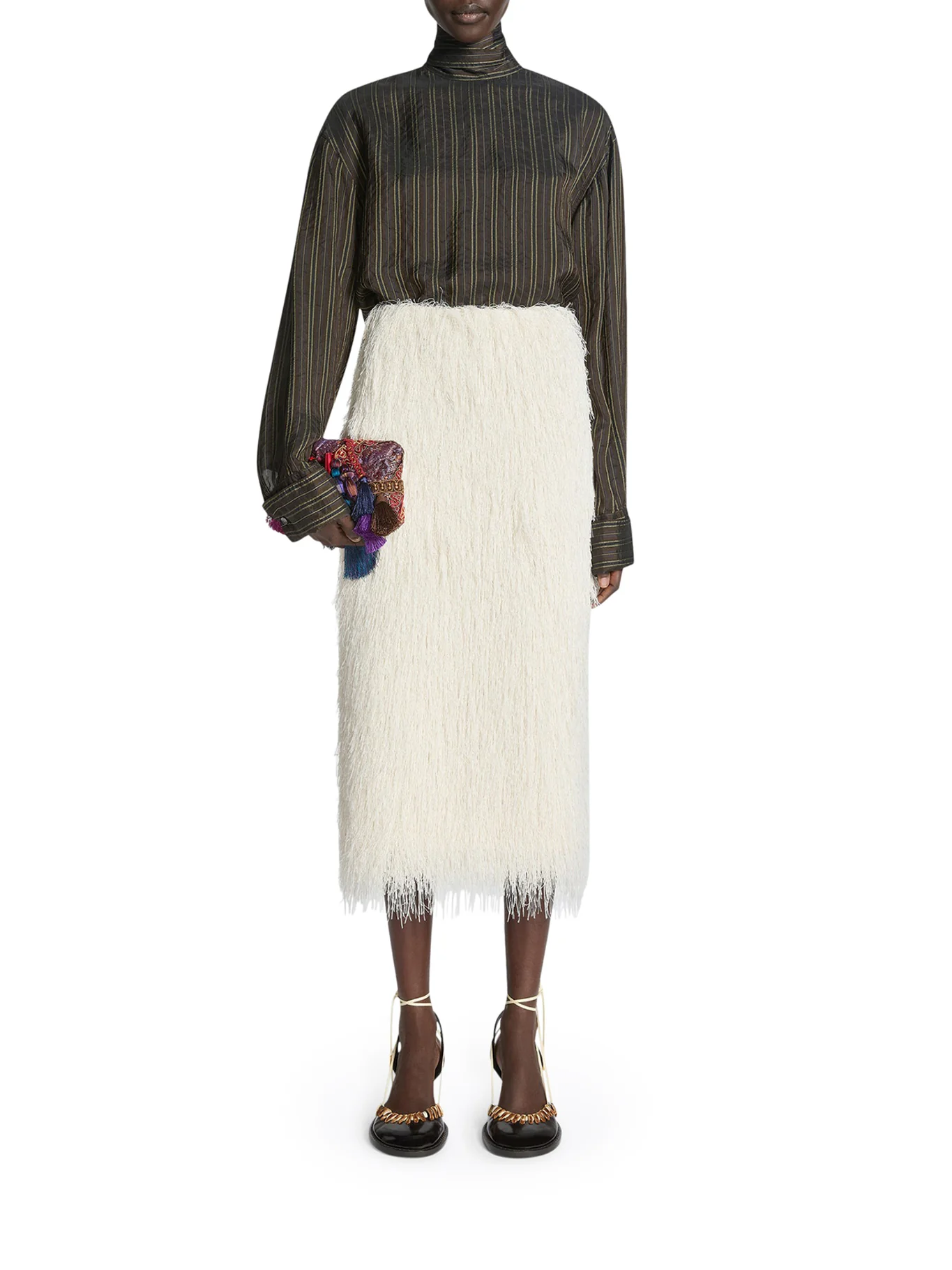 FRINGED SKIRT - Image 2