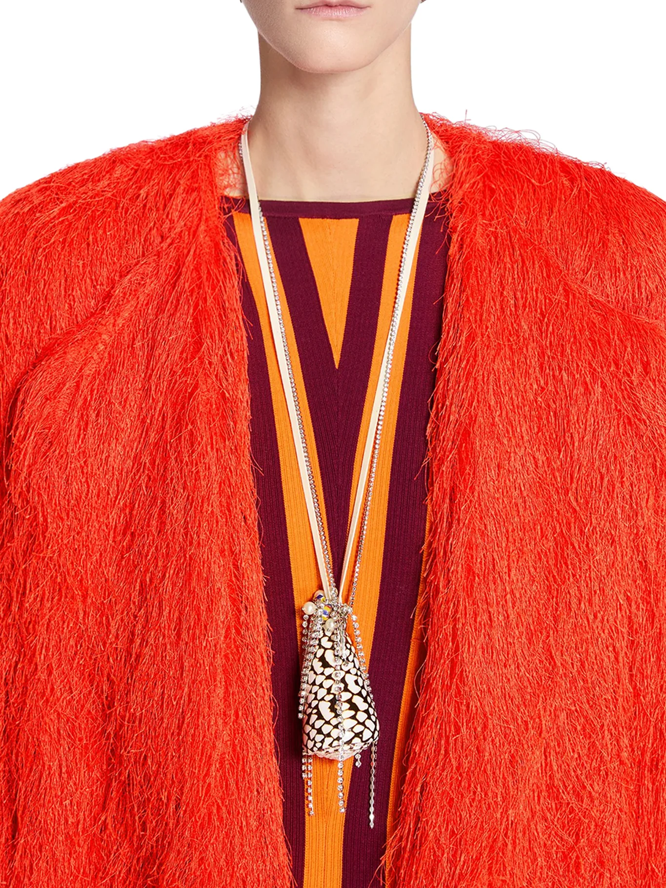 NECKLACE WITH DECORATED PENDANT - Image 2