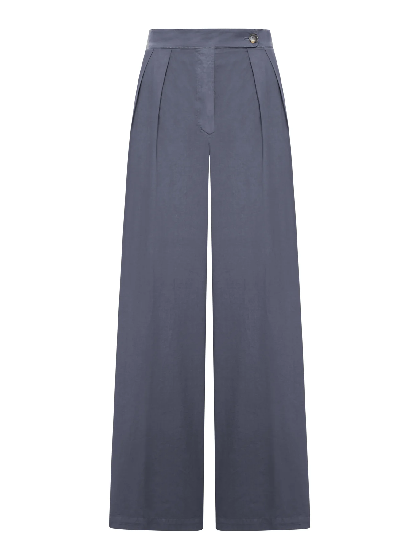 TROUSERS WITH PLEATS AND SIDE BUTTONING