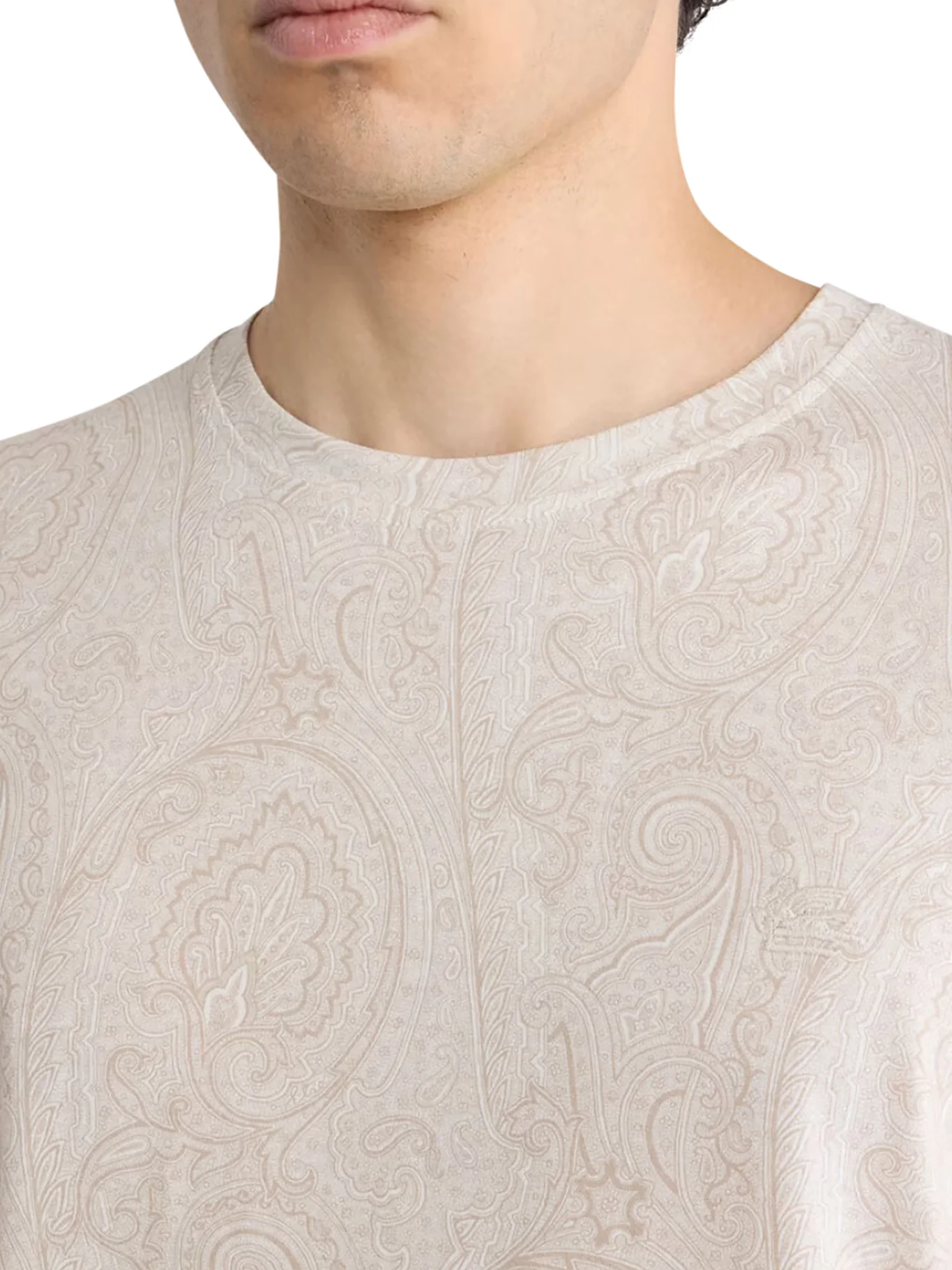 COTTON T-SHIRT WITH ARNICA PATTERN - Image 4