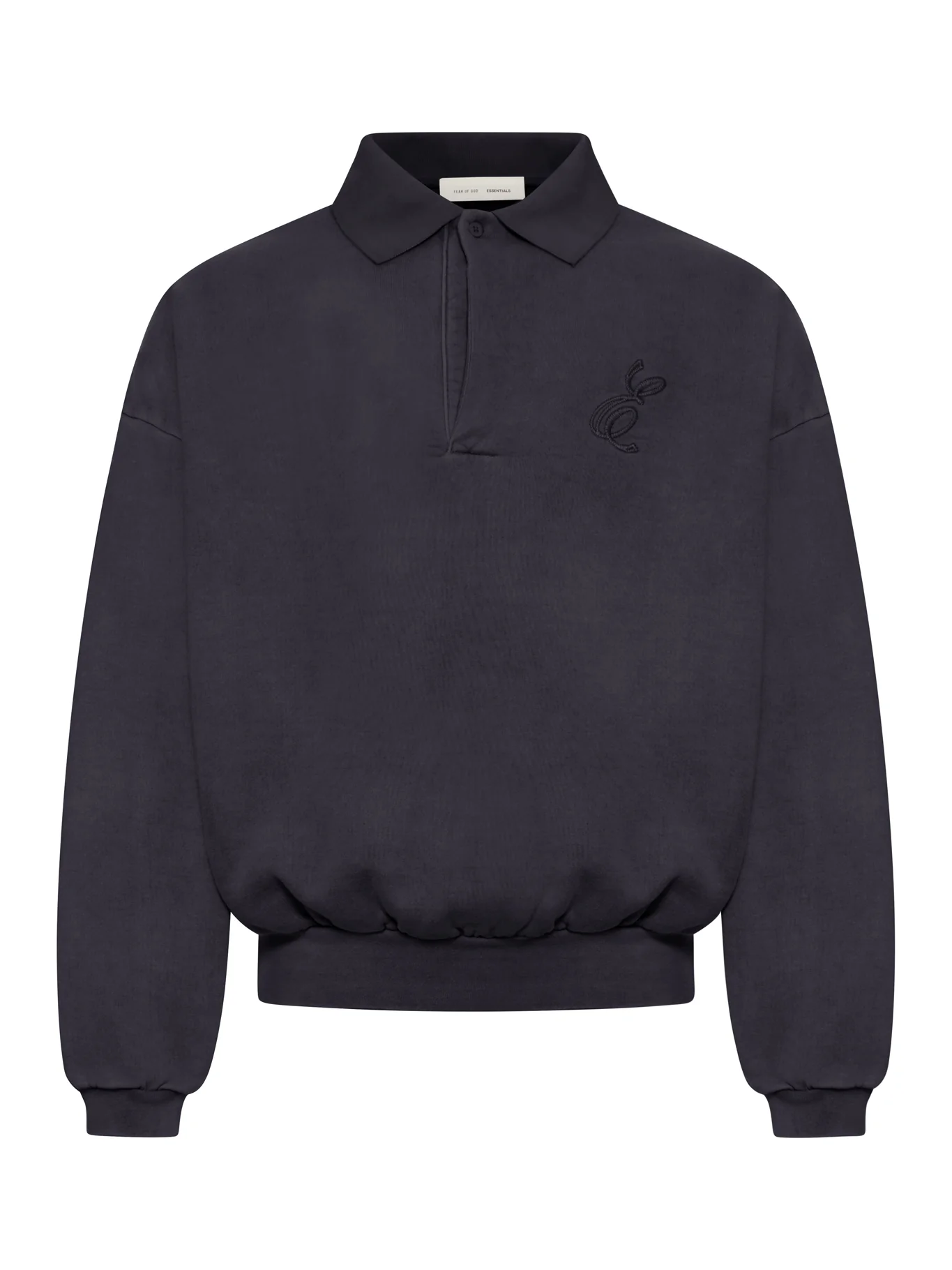 POLO COLLAR SWEATSHIRT