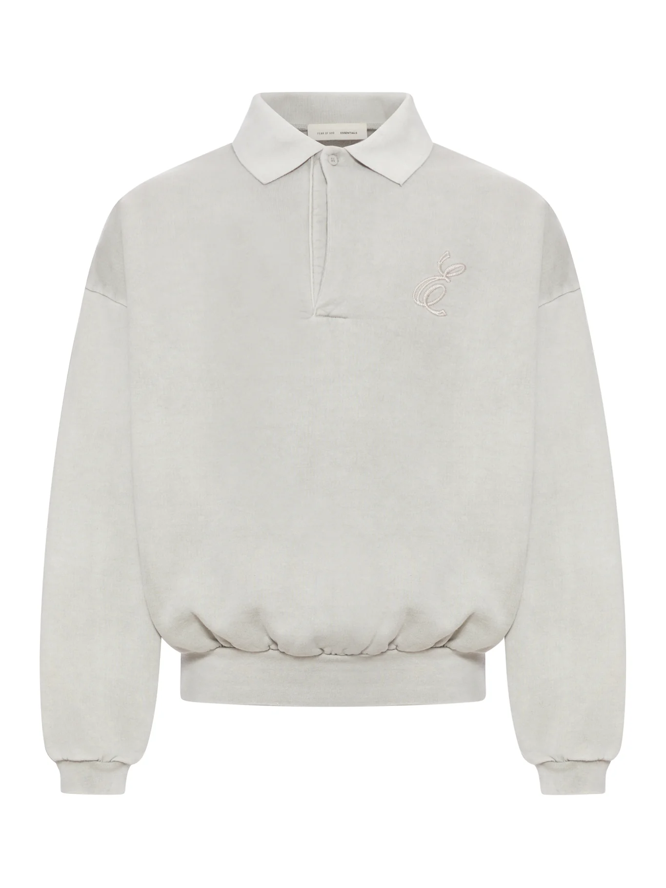 POLO COLLAR SWEATSHIRT