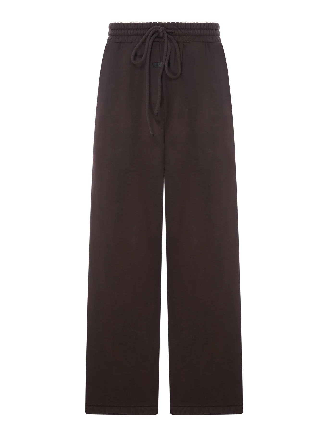 WIDE LEG COTTON SWEATPANTS