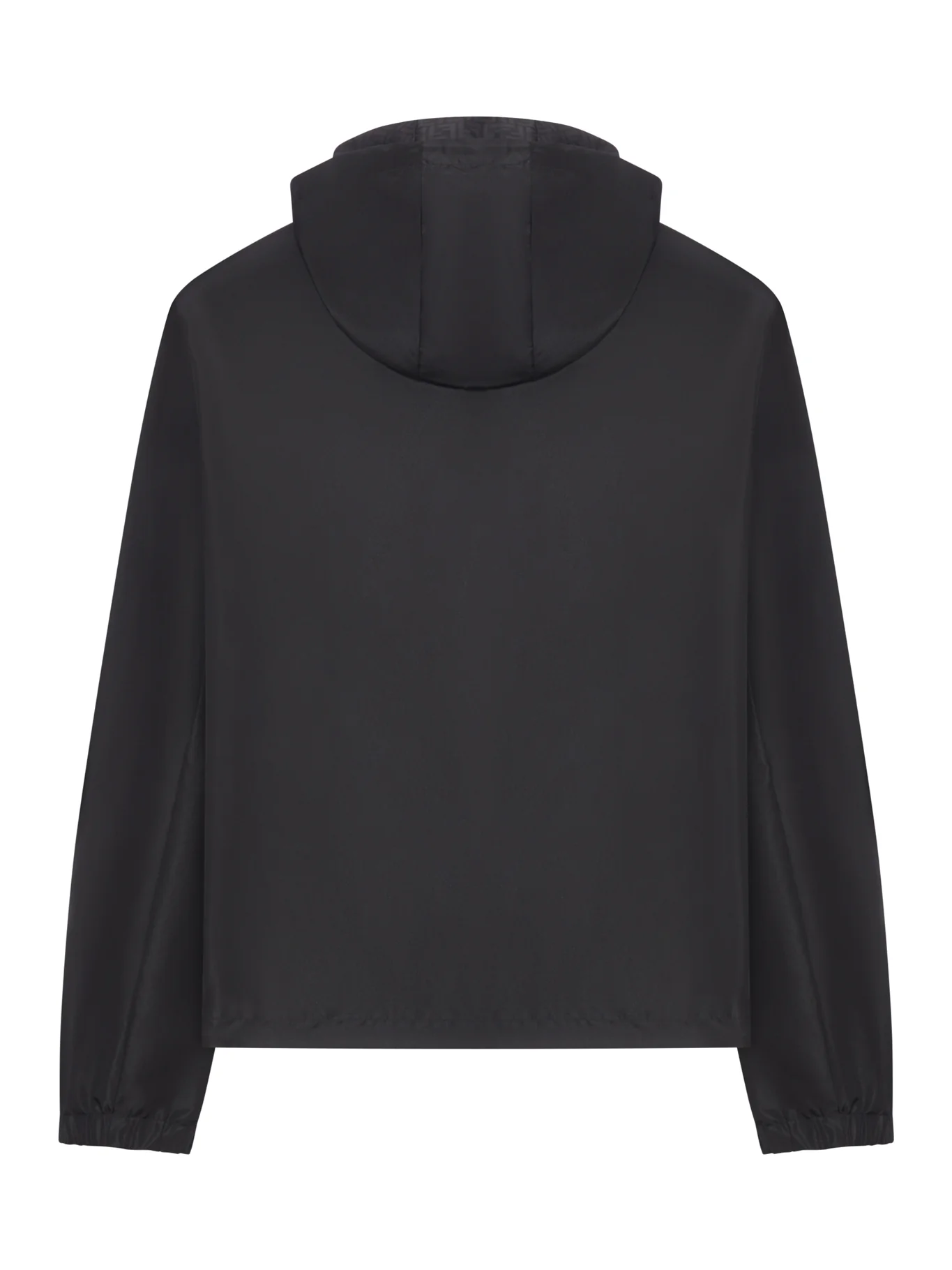 BLACK TECHNICAL FABRIC JACKET - Image 2
