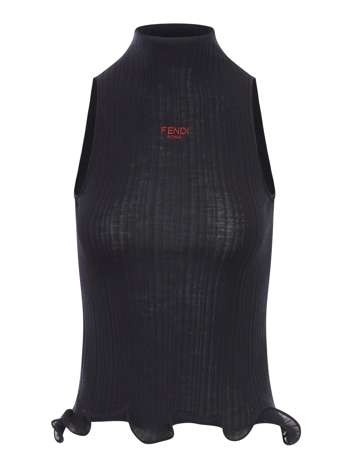 COTTON TOP FINISHED WITH RUFFLES