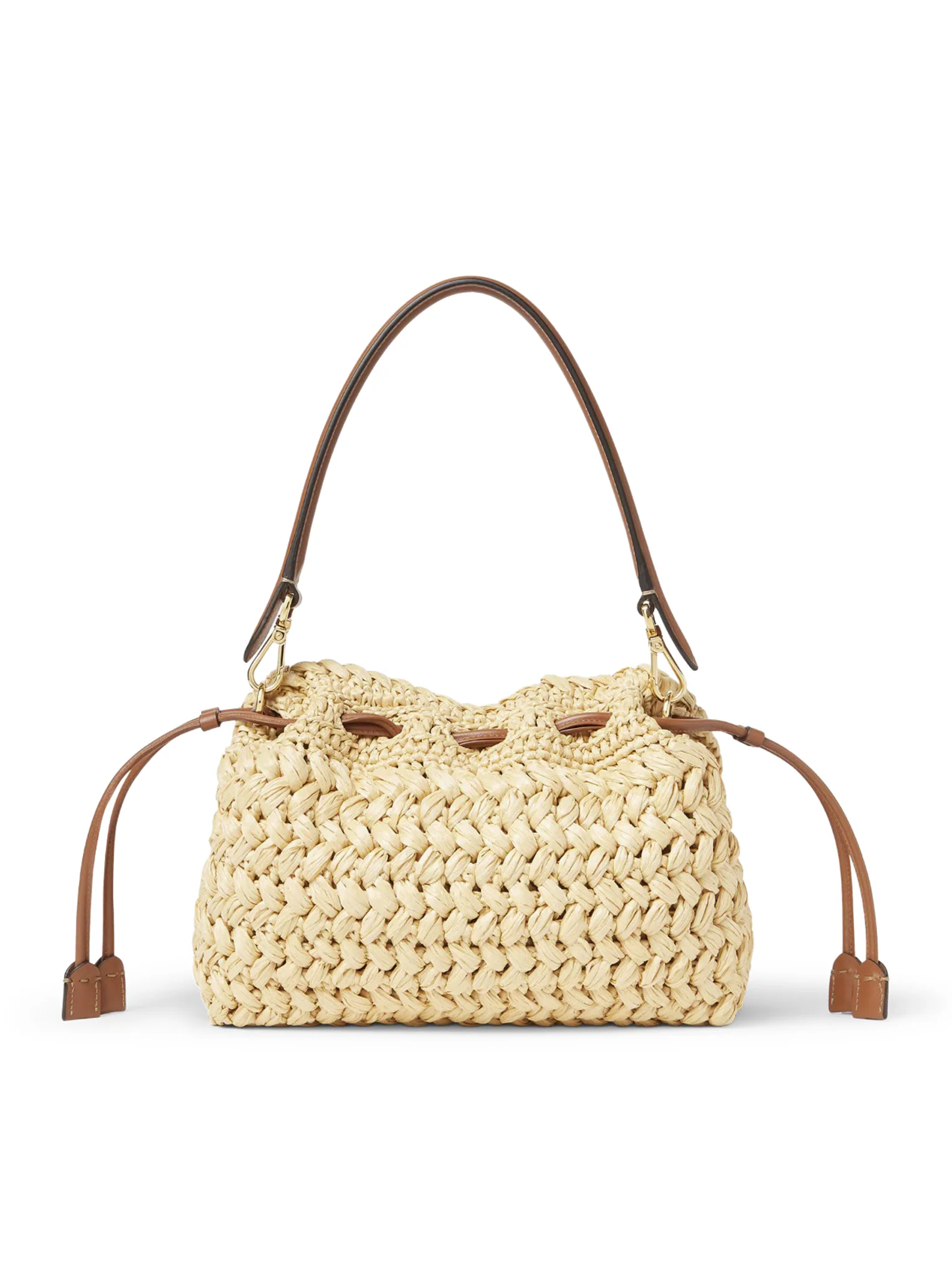 MEDIUM MAMMA BAGUETTE BAG IN WOVEN RAFFIA - Image 5