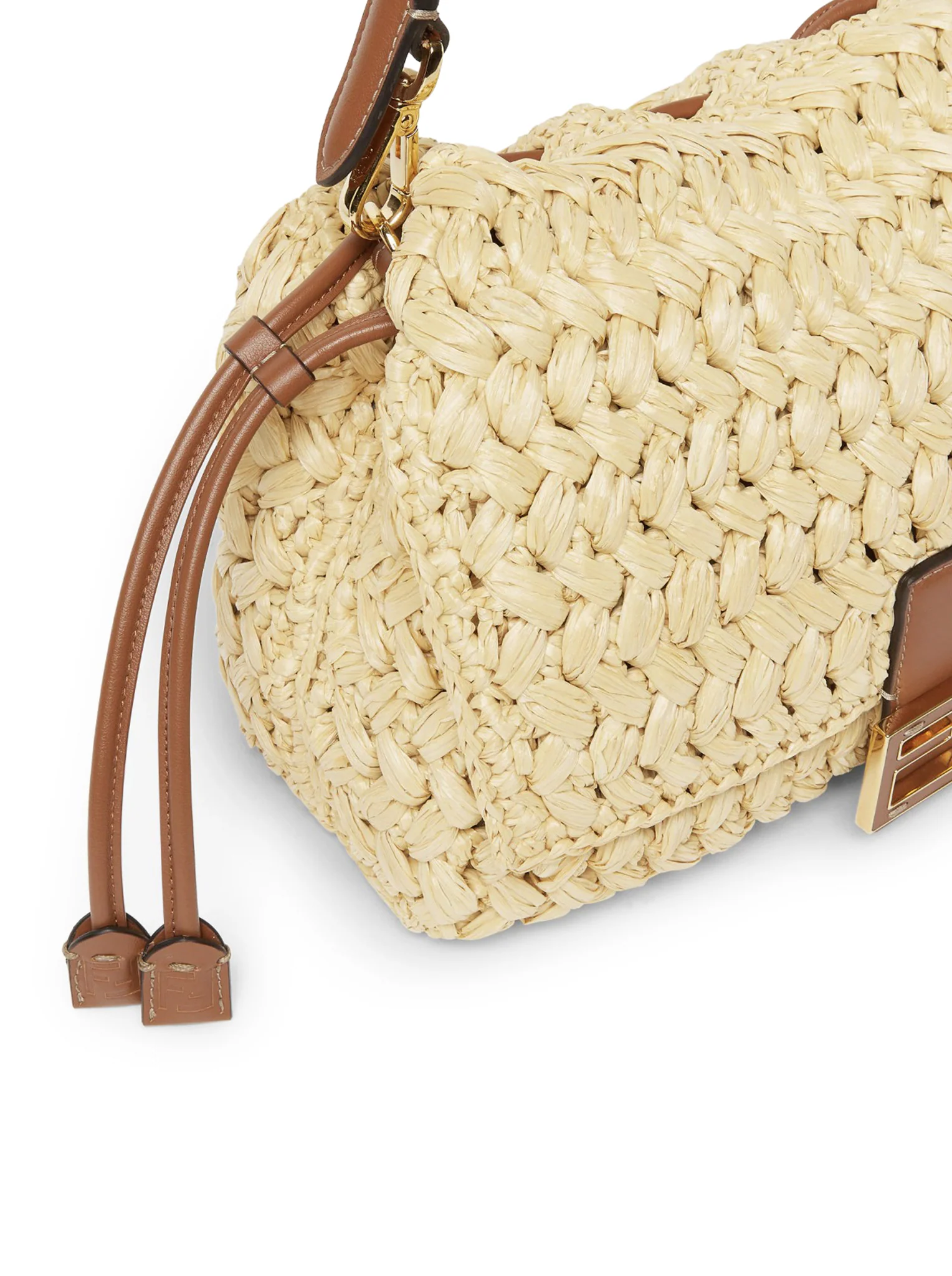 MEDIUM MAMMA BAGUETTE BAG IN WOVEN RAFFIA - Image 7