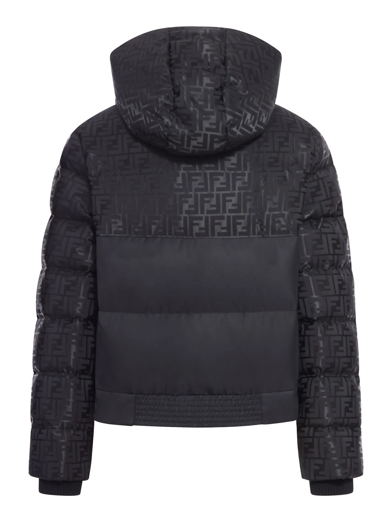 PADDED JACKET IN FF JACQUARD TECHNICAL FABRIC - Image 2