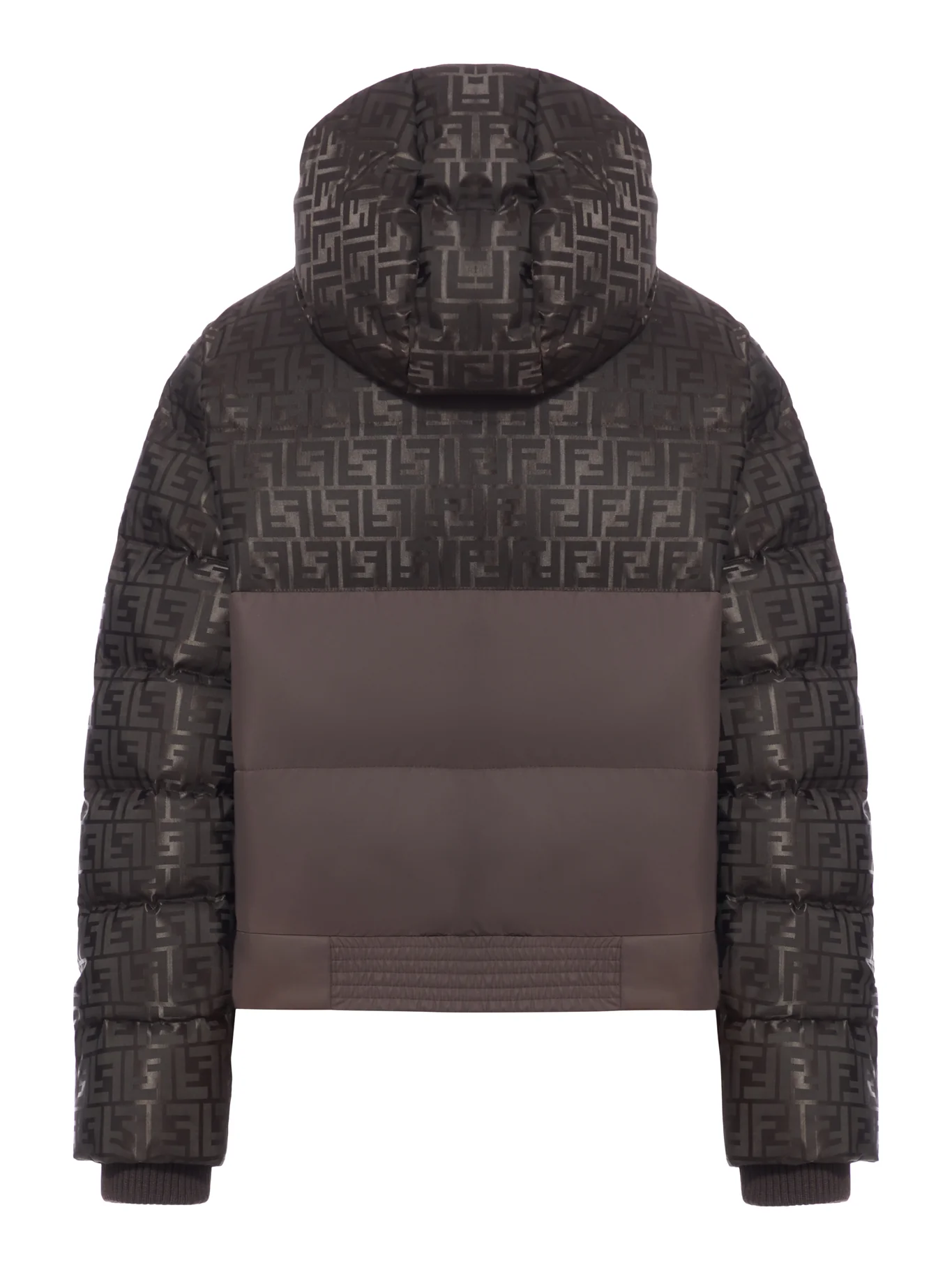 PADDED JACKET IN FF JACQUARD TECHNICAL FABRIC - Image 2