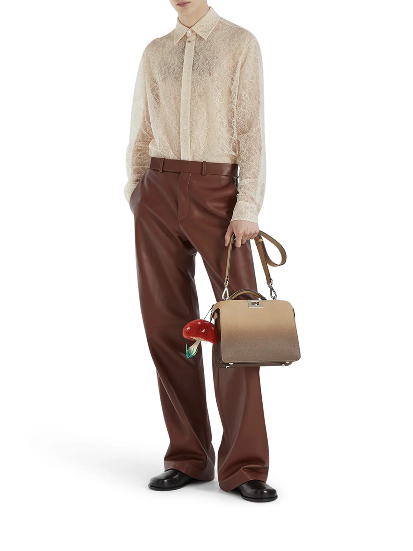 PEEKABOO ISEEU SMALL LEATHER BAG - Image 2