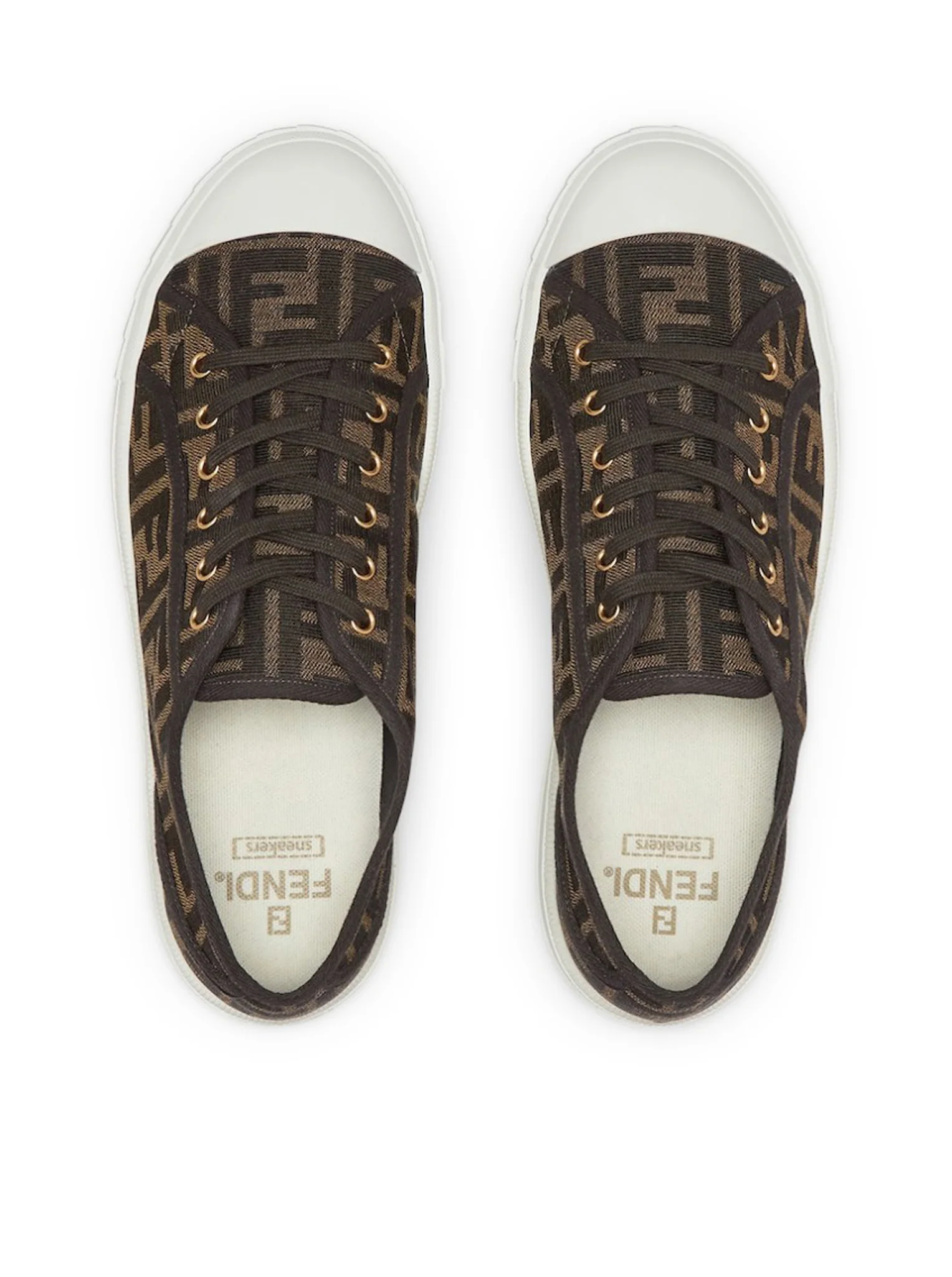 DOMINO LOW TOP SNEAKER IN FF FABRIC - Image 5
