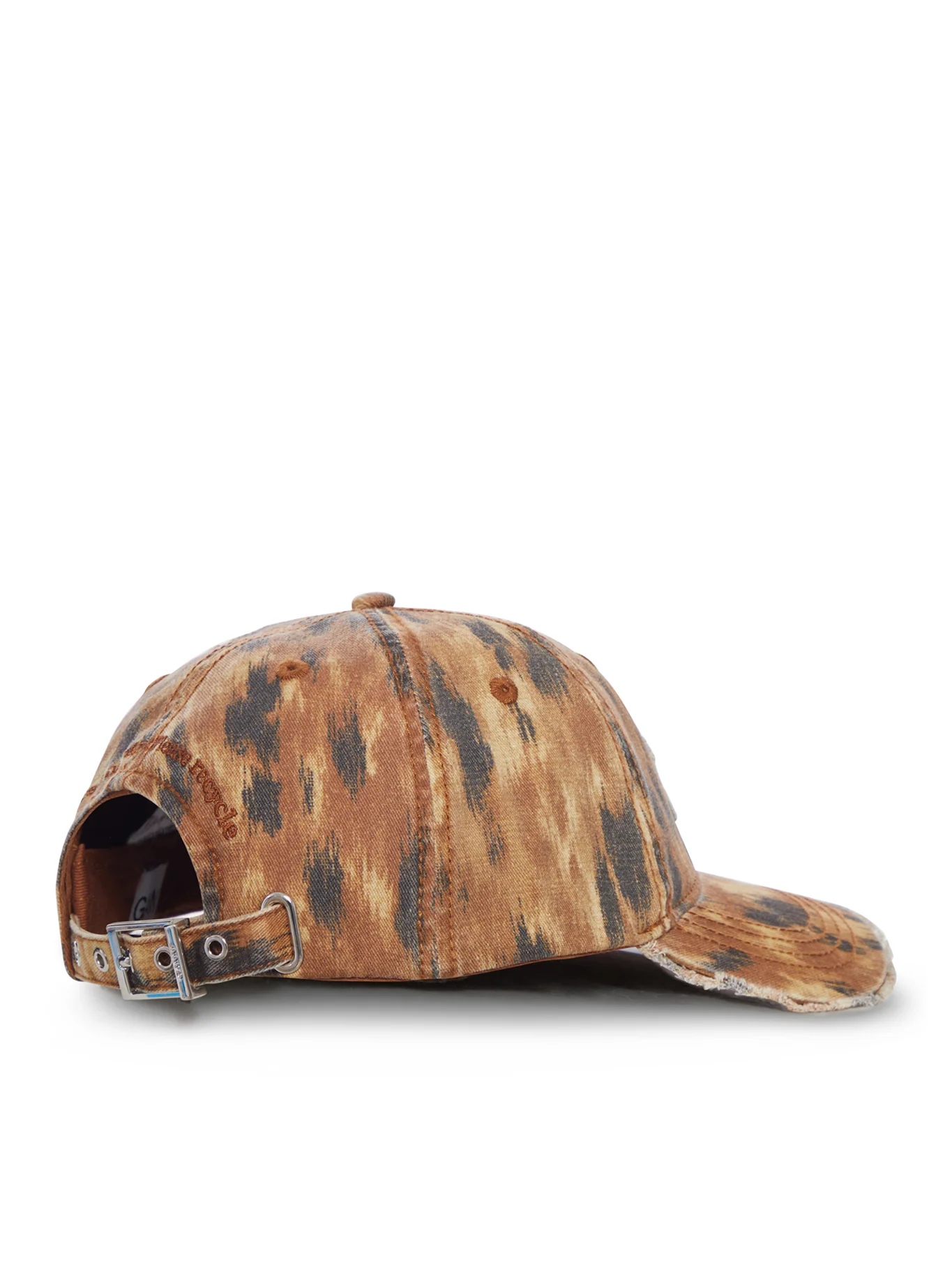COTTON CANVAS BASEBALL CAP WITH PRINT - Image 3